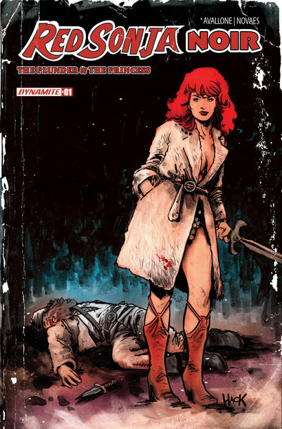 RED SONJA NOIR THE PLUNDER AND THE PRINCESS #1 CVR B ROBERT HACK VAR