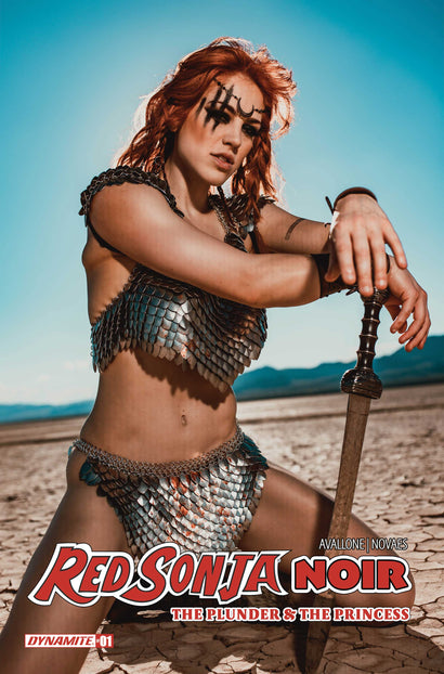 RED SONJA NOIR THE PLUNDER AND THE PRINCESS #1 CVR C COSPLAY MOLLY STEWART VAR