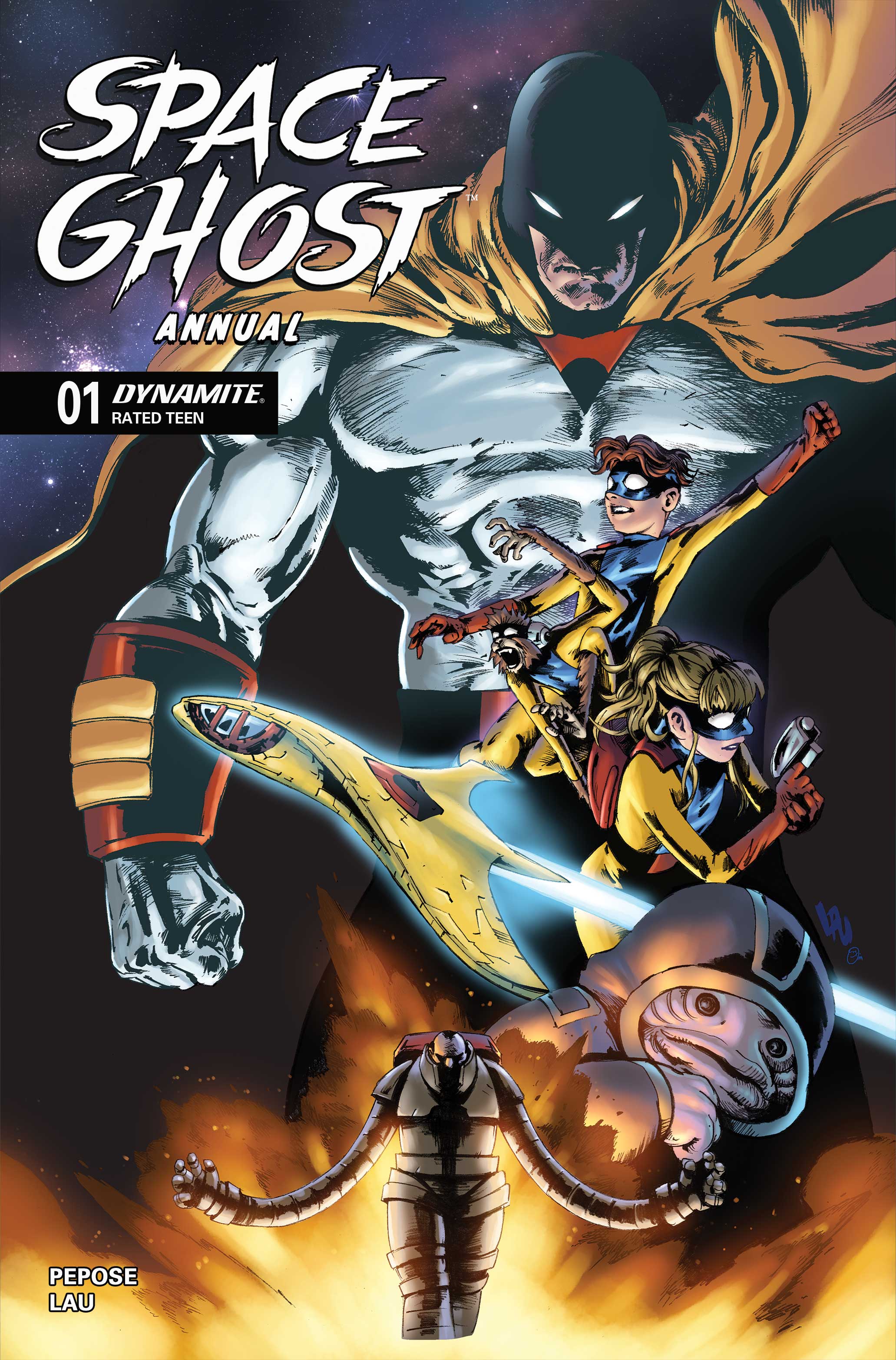 SPACE GHOST ANNUAL #1 CVR A JONATHAN LAU