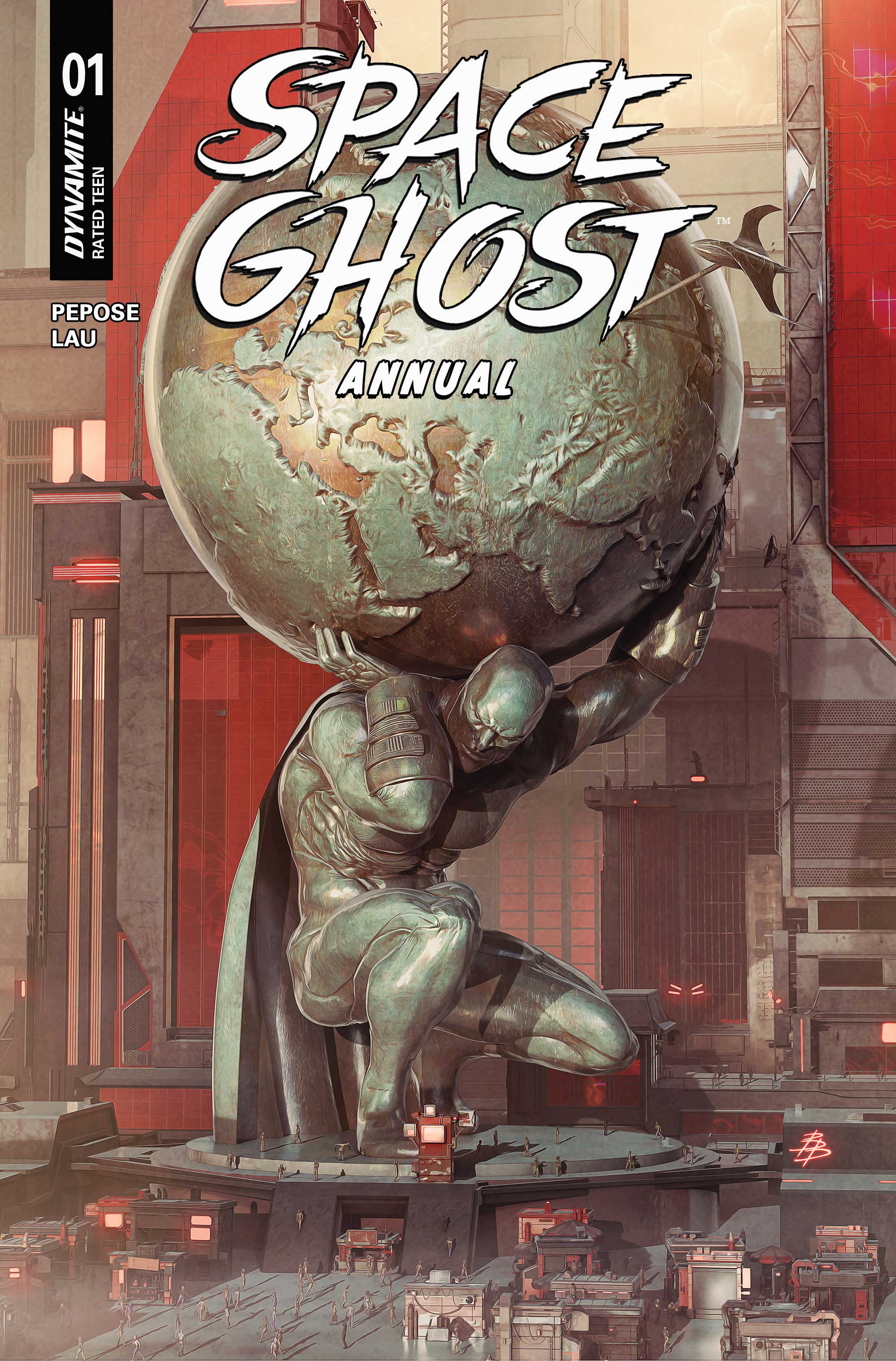 SPACE GHOST ANNUAL #1 CVR B BJORN BARENDS VAR