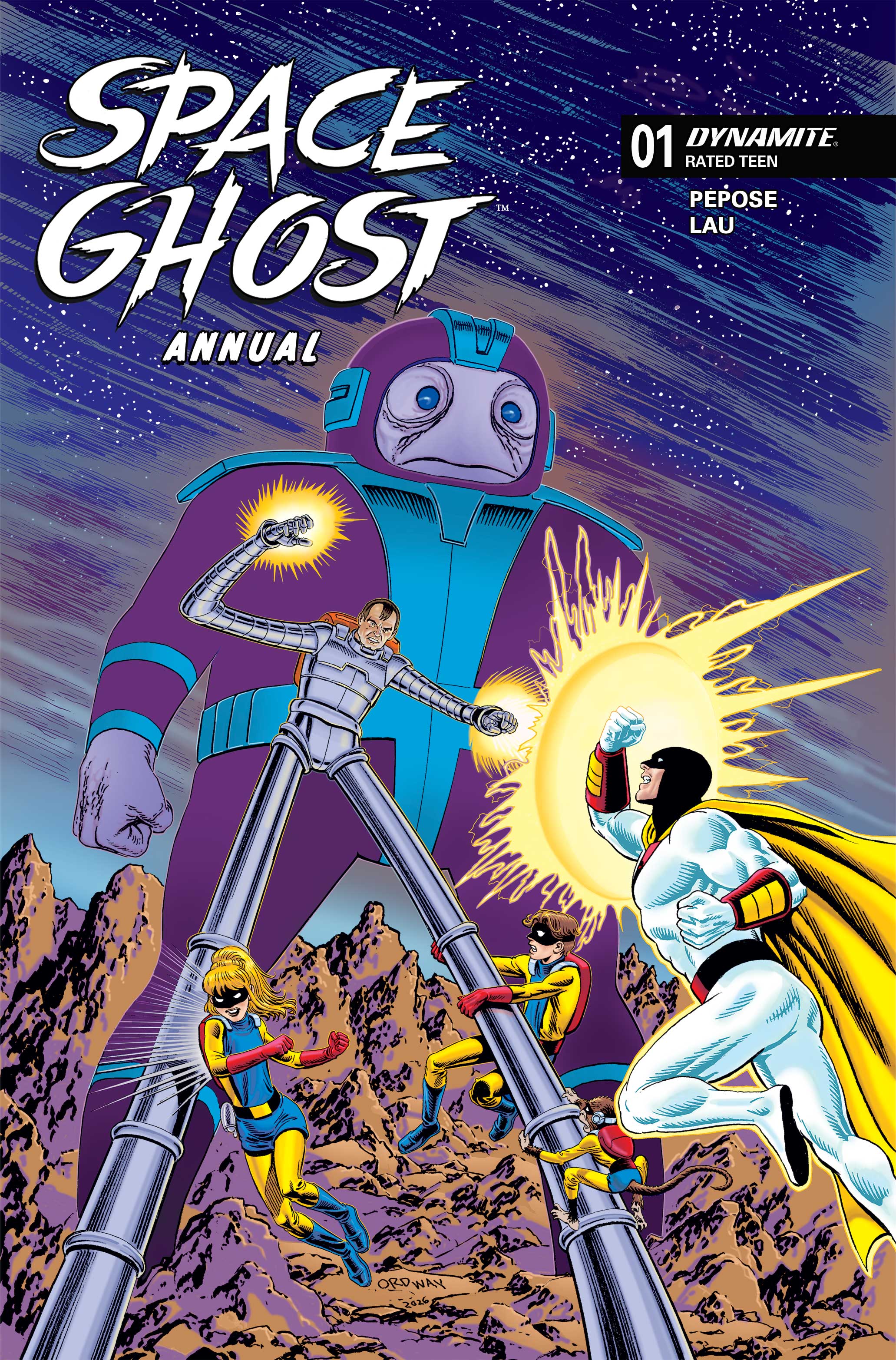 SPACE GHOST ANNUAL #1 CVR D JERRY ORDWAY VAR