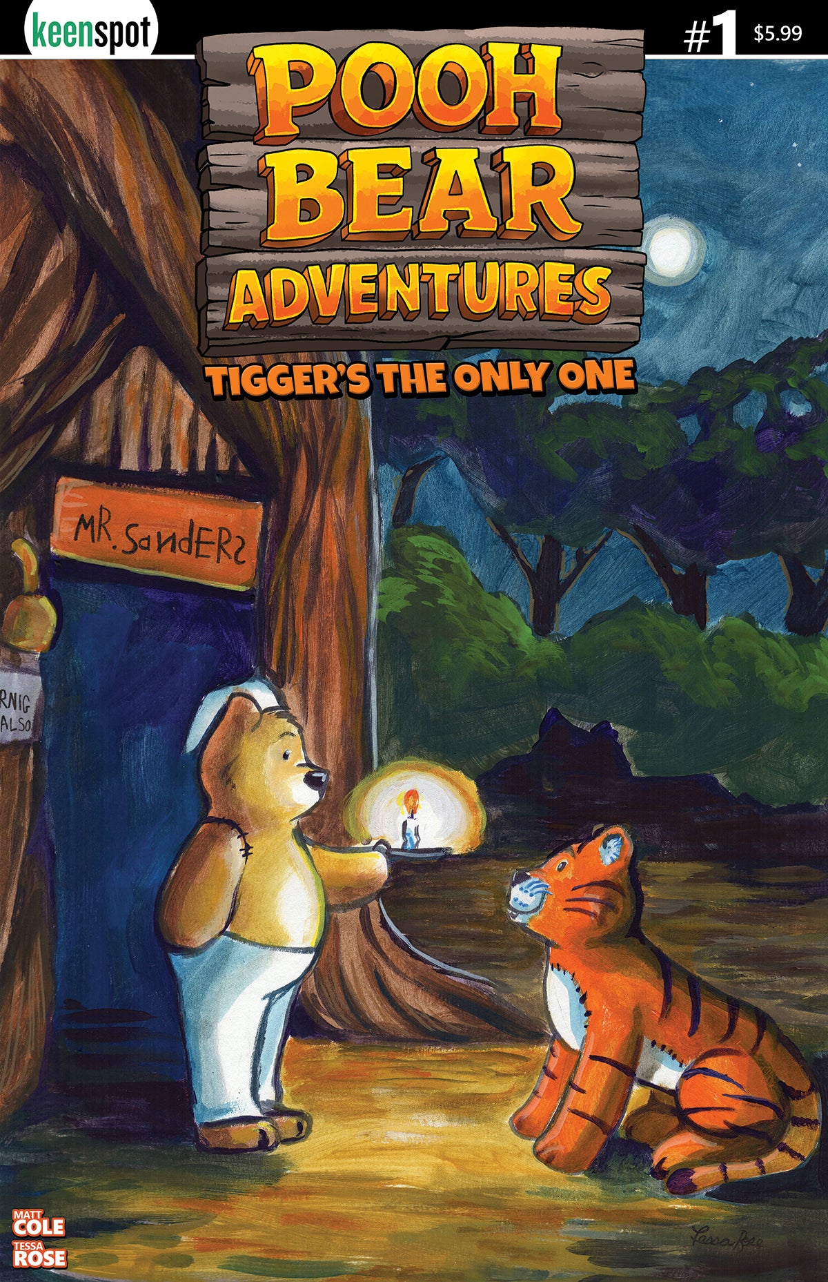 POOH BEAR ADVENTURES TIGGERS THE ONLY ONE #1 CVR A TESSA ROSE