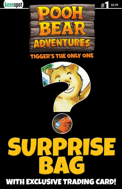 POOH BEAR ADVENTURES TIGGERS THE ONLY ONE #1 CVR D SURPRISE BAG WITH TRADING CARD VAR