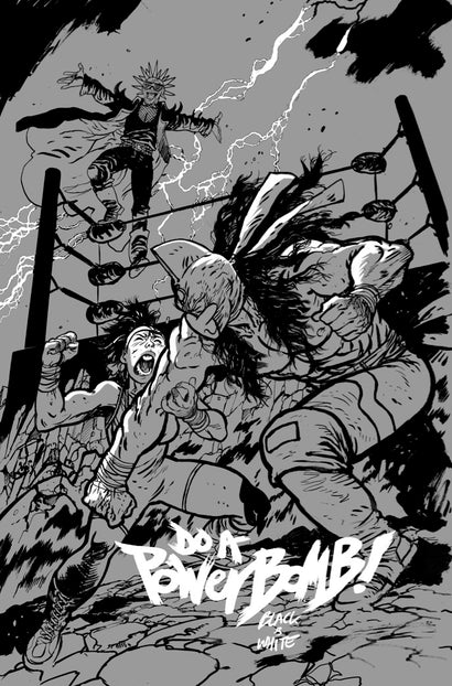 DO A POWERBOMB BLACK AND WHITE #1 CVR C DANIEL WARREN JOHNSON VAR