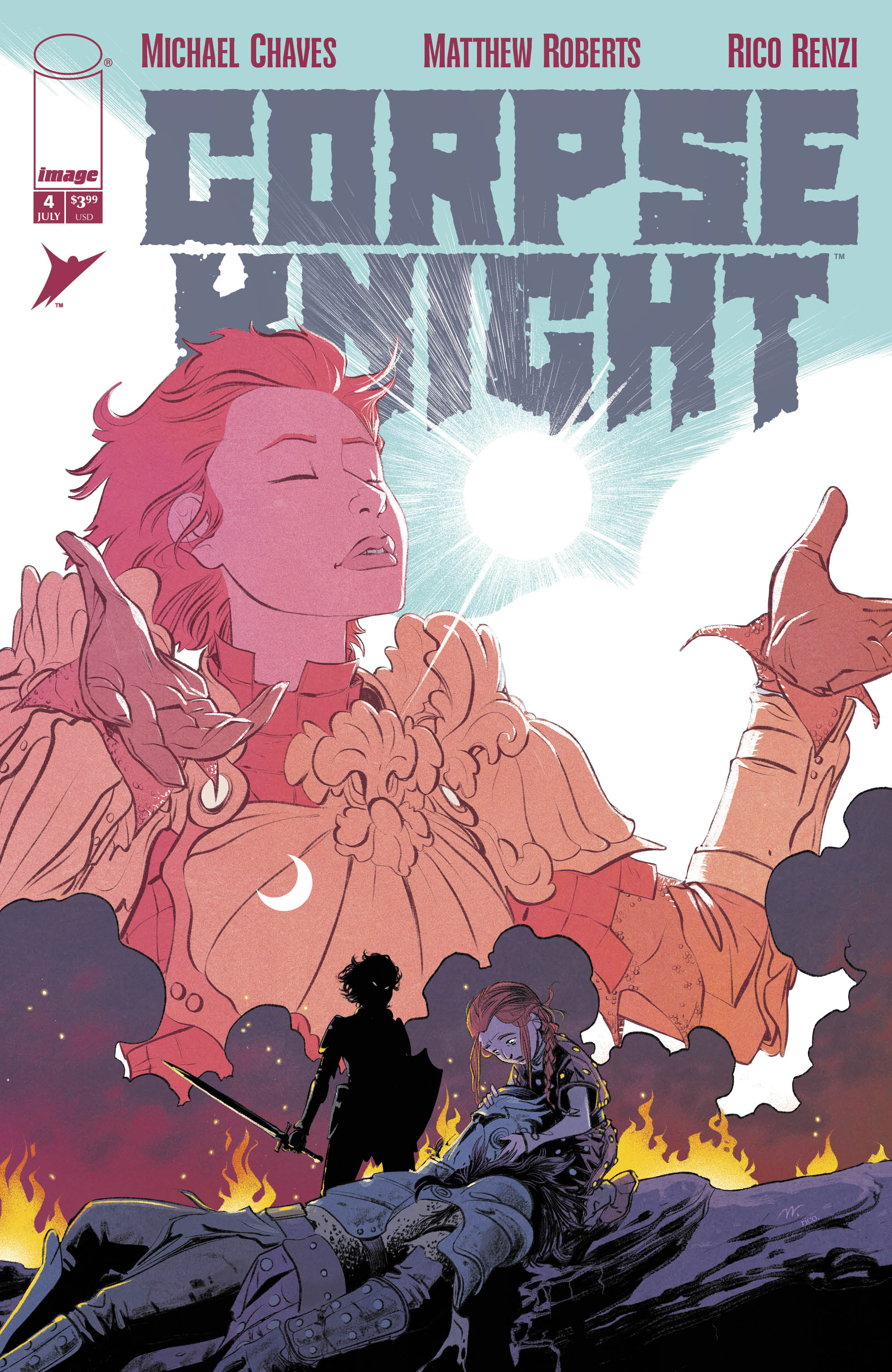 CORPSE KNIGHT #4 CVR A MATTHEW ROBERTS & RICO RENZI