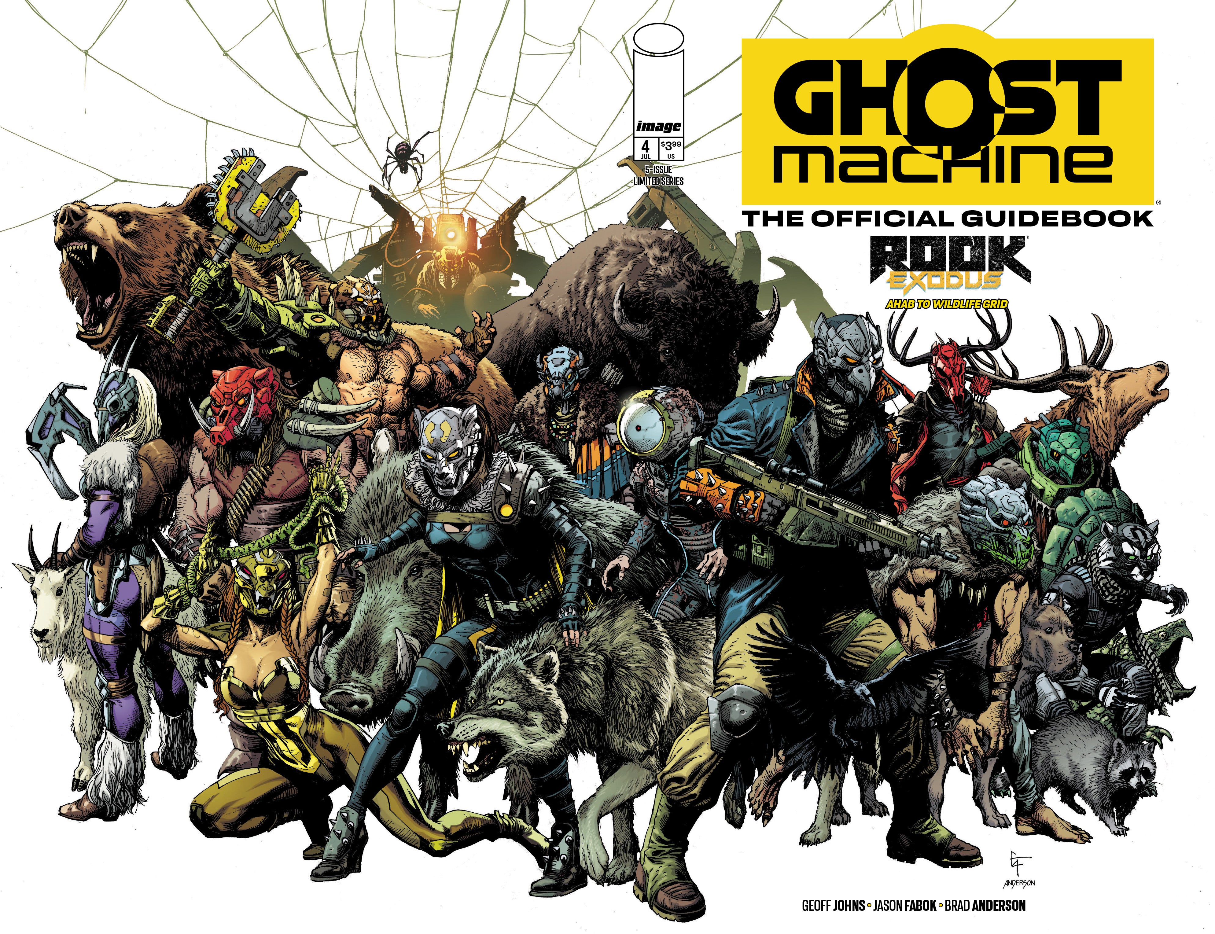 GHOST MACHINE THE OFFICIAL GUIDEBOOK #4 CVR A GARY FRANK & BRAD ANDERSON WRAPAROUND