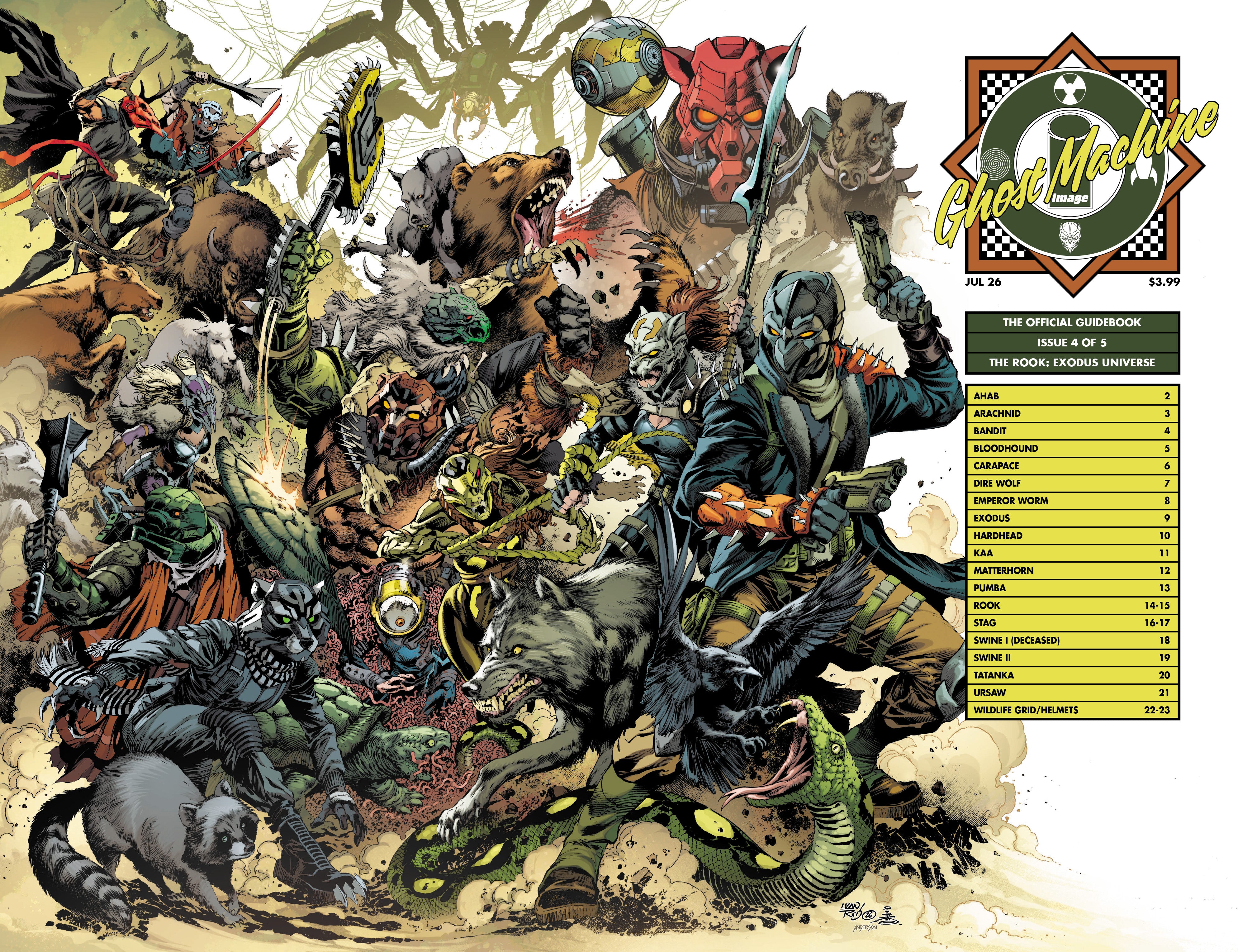 GHOST MACHINE THE OFFICIAL GUIDEBOOK #4 CVR C IVAN REIS & DANNY MIKI WRAPAROUND VAR