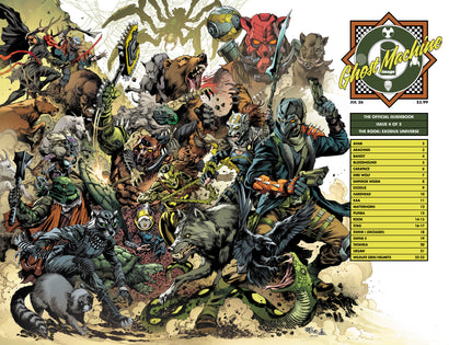 GHOST MACHINE THE OFFICIAL GUIDEBOOK #4 CVR C IVAN REIS & DANNY MIKI WRAPAROUND VAR