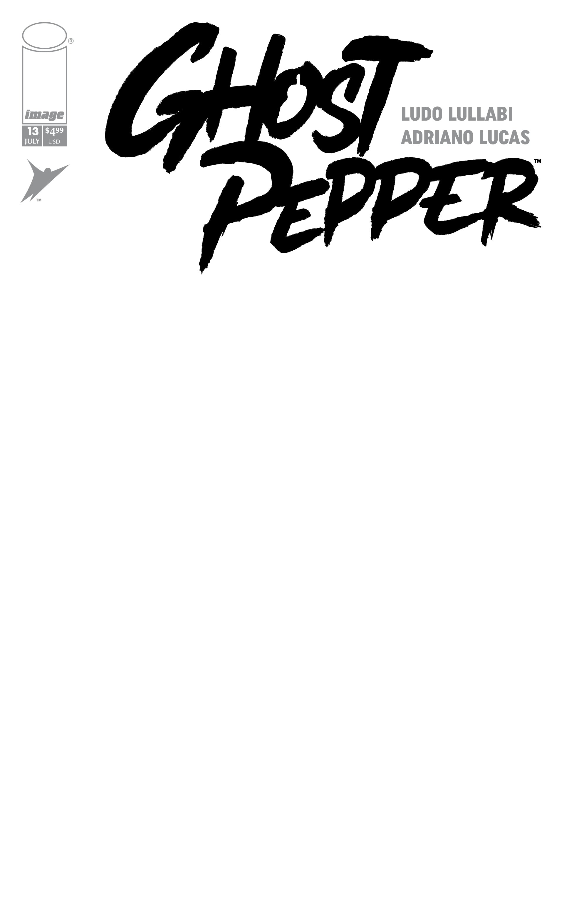 GHOST PEPPER #13 CVR F BLANK SKETCH VAR