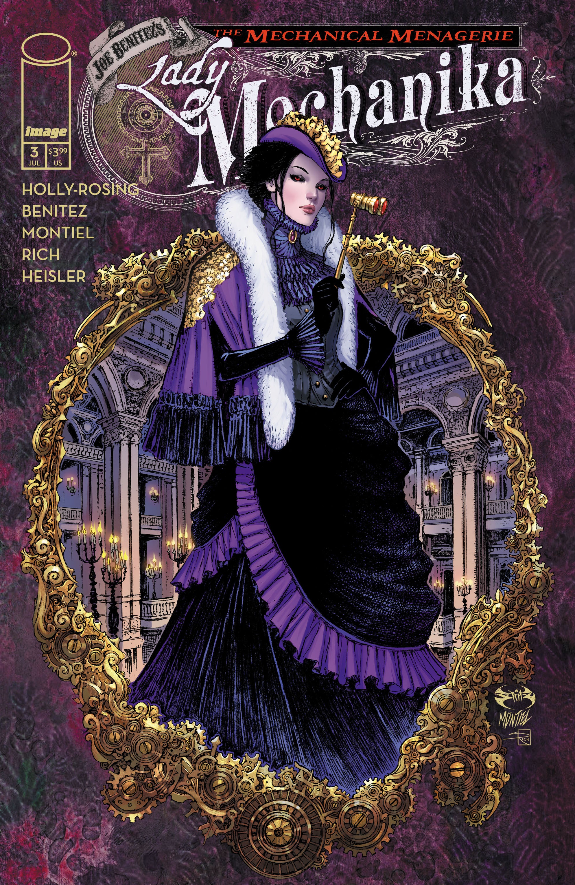 LADY MECHANIKA THE MECHANICAL MENAGERIE #3 CVR A JOE BENITEZ & MARTIN MONTIEL