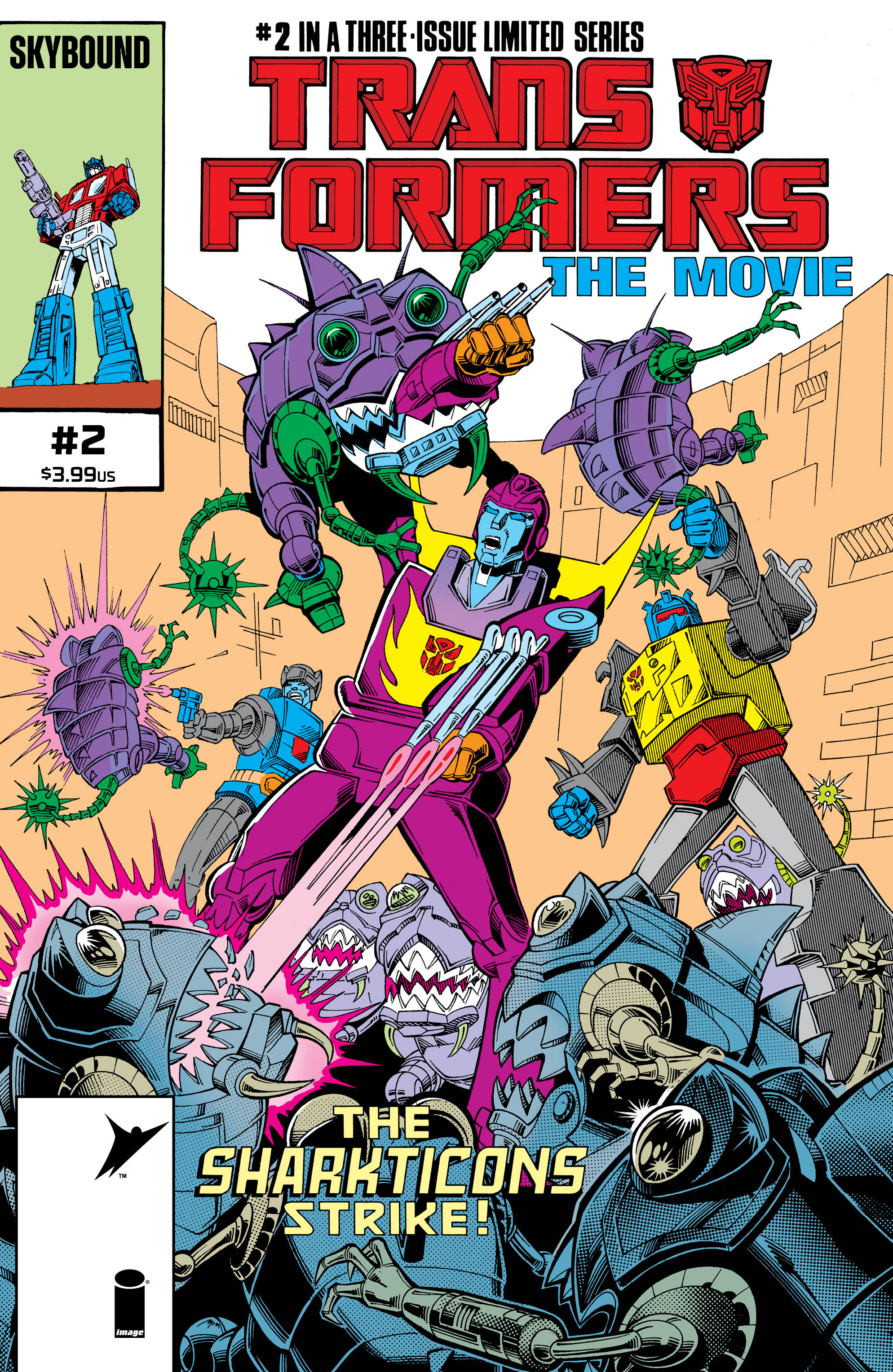 TRANSFORMERS THE MOVIE 40TH ANNIVERSARY EDITION #2 CVR B DON PERLIN & IAN AKIN & BRIAN GARVEY VAR