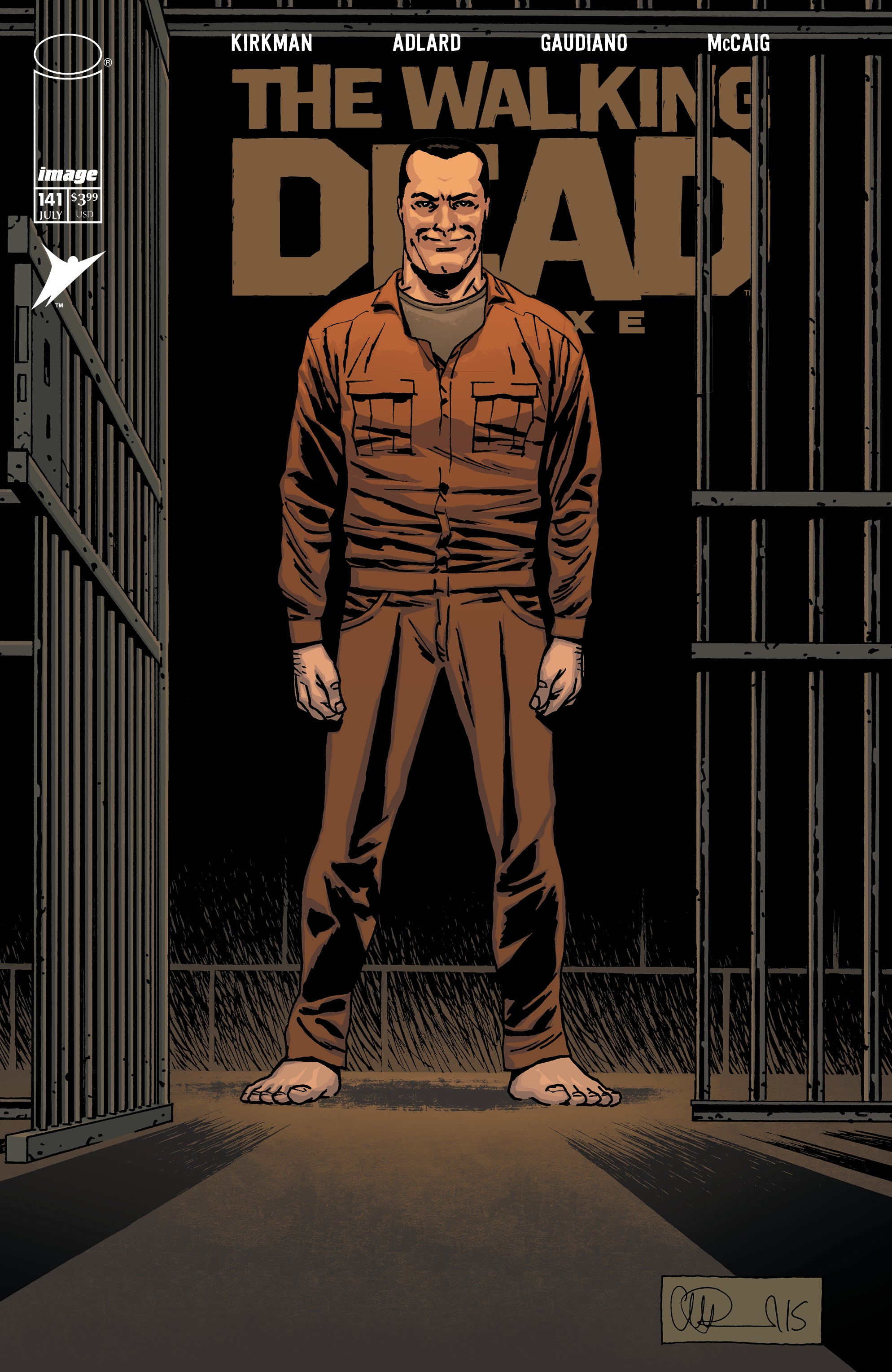 WALKING DEAD DELUXE #141 CVR B CHARLIE ADLARD & DAVE MCCAIG VAR