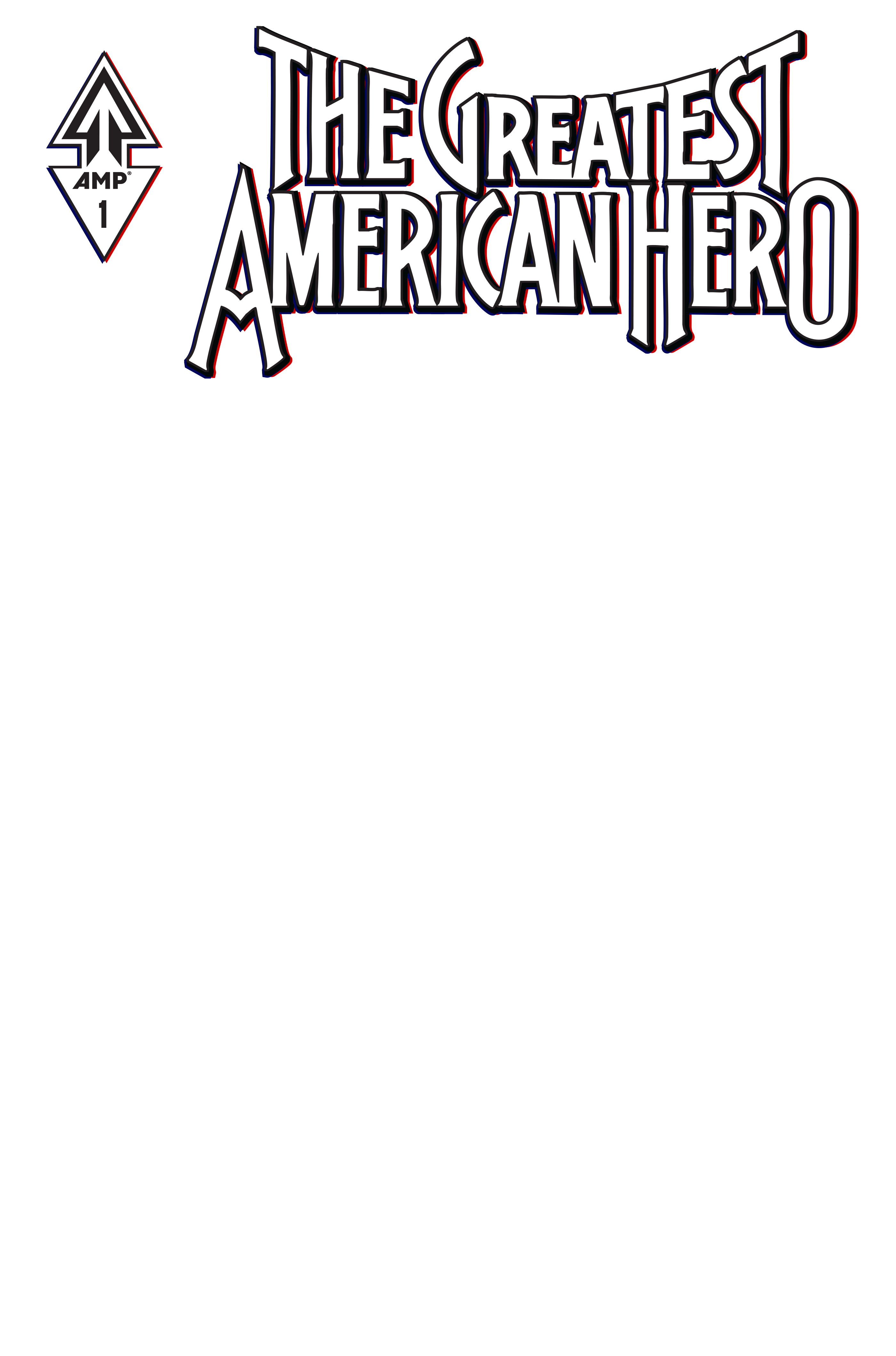GREATEST AMERICAN HERO #1 CVR E BLANK SKETCH VAR
