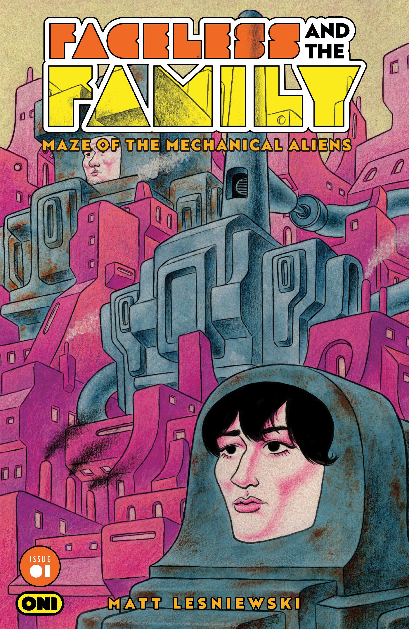 FACELESS AND THE FAMILY MAZE OF THE MECHANICAL ALIENS #1 CVR C NOAH BAILEY VAR