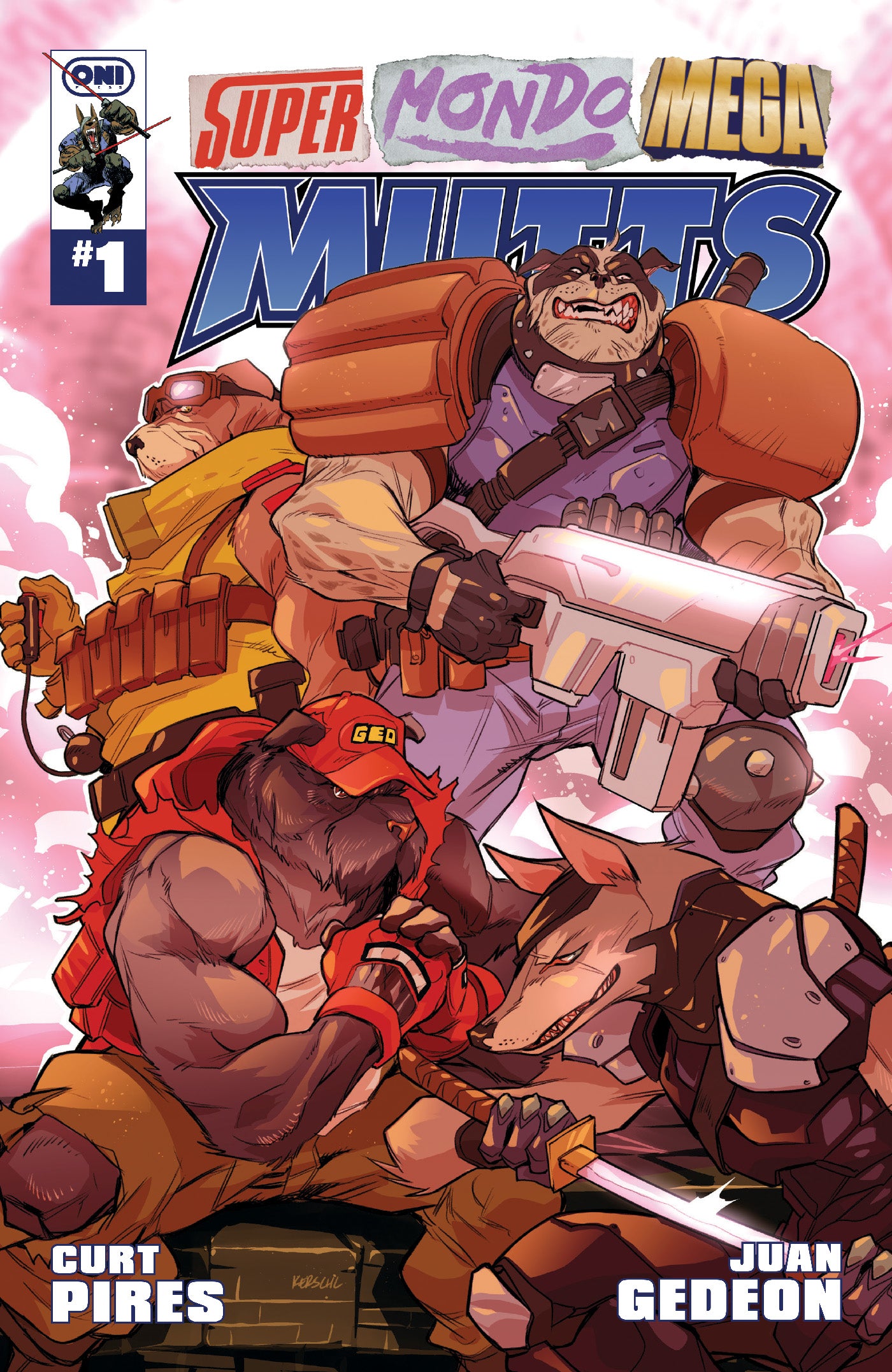 SUPER MONDO MEGA MUTTS #1 CVR C KARL KERSCHL VAR
