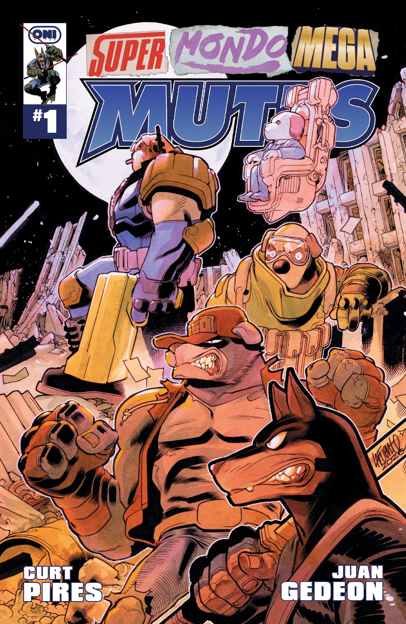 SUPER MONDO MEGA MUTTS #1 CVR D DAVID LAFUENTE VAR