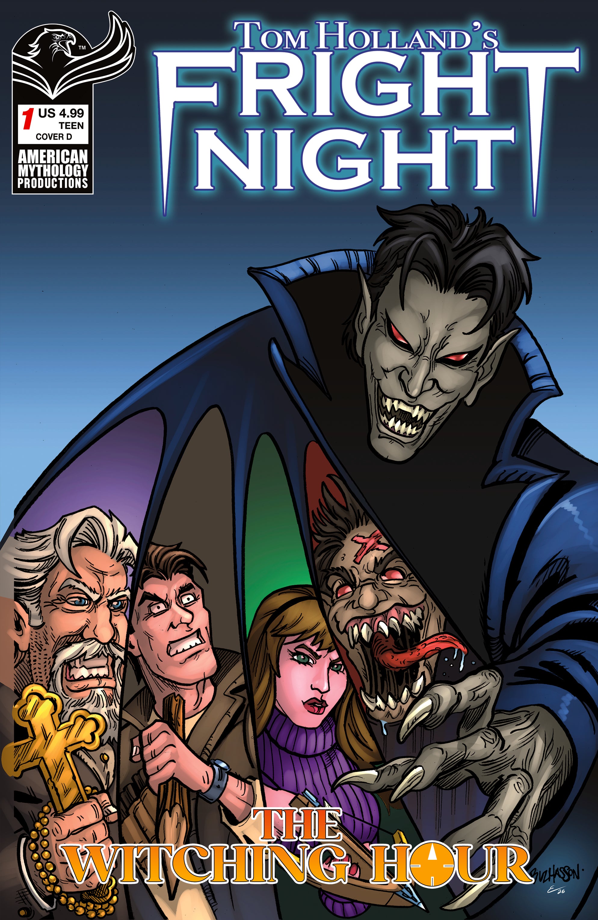 FRIGHT NIGHT WITCHING HOUR #1 CVR D BUZ HASSON VAR