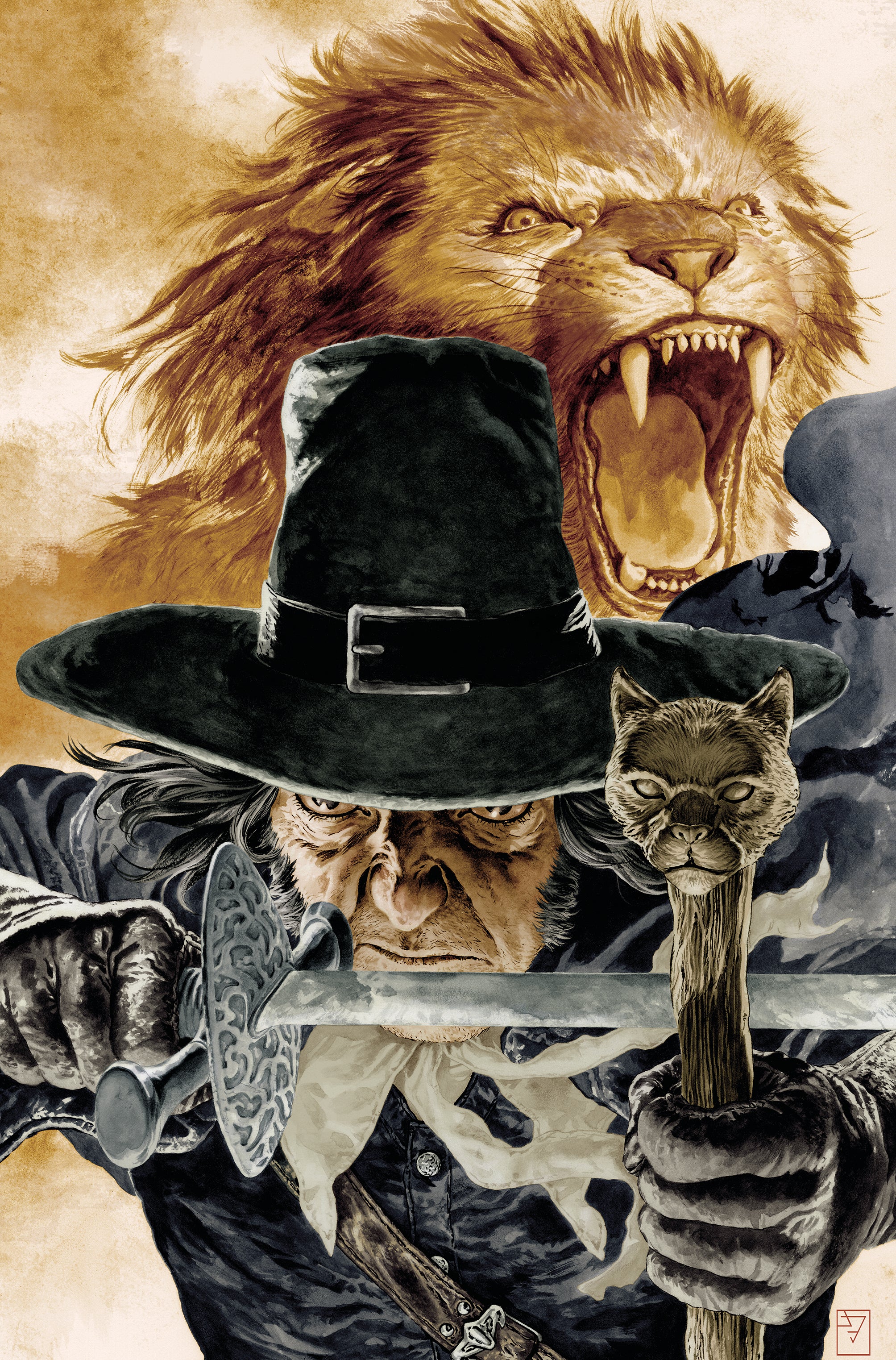 SOLOMON KANE THE LION ERRANT #1 CVR G JH WILLIAMS VIRGIN CARDSTOCK VAR