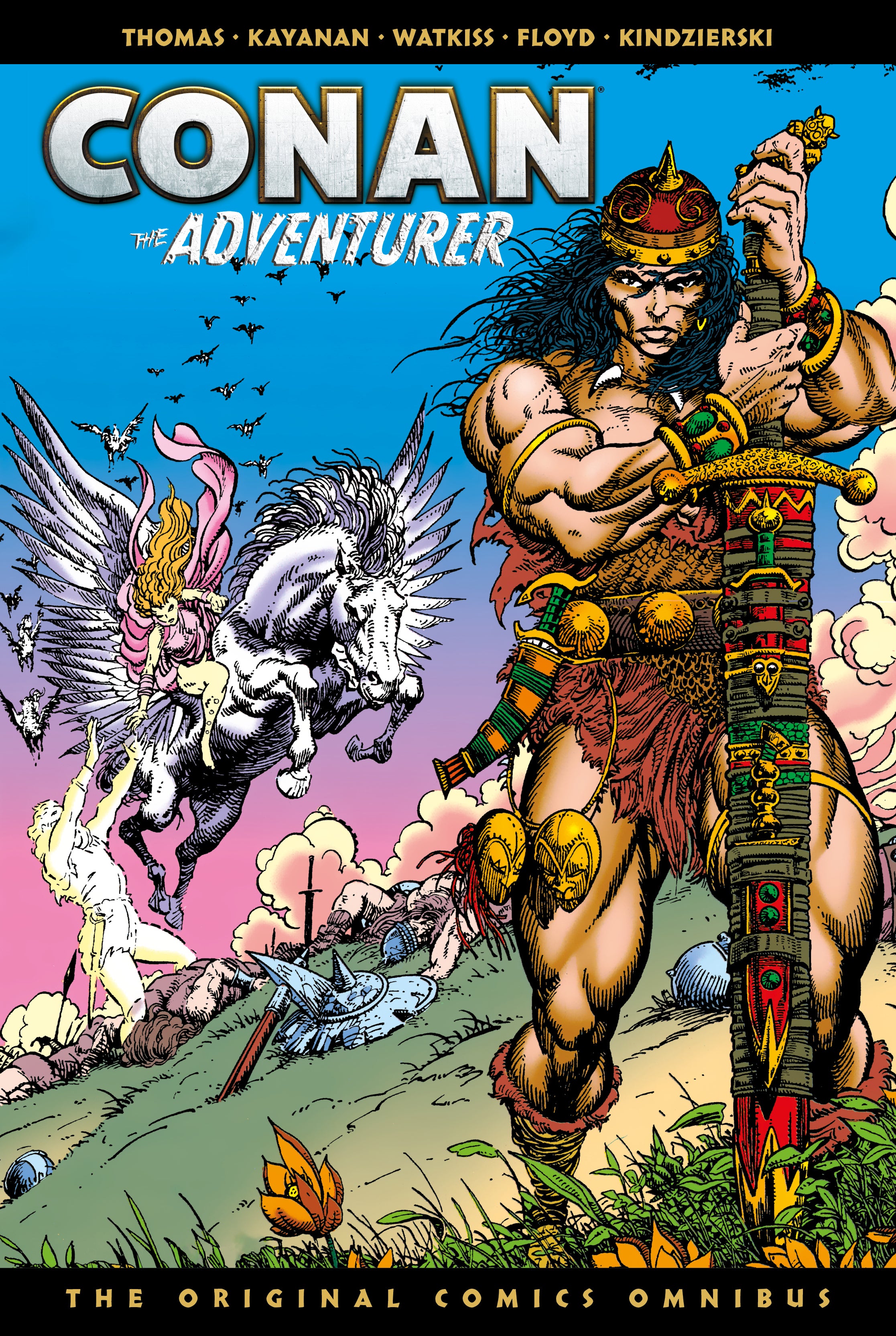 CONAN THE ADVENTURER THE ORIGINAL YEARS OMNIBUS HC VOL 01 DIRECT MARKET EDITION RAFAEL KAYANAN CVR