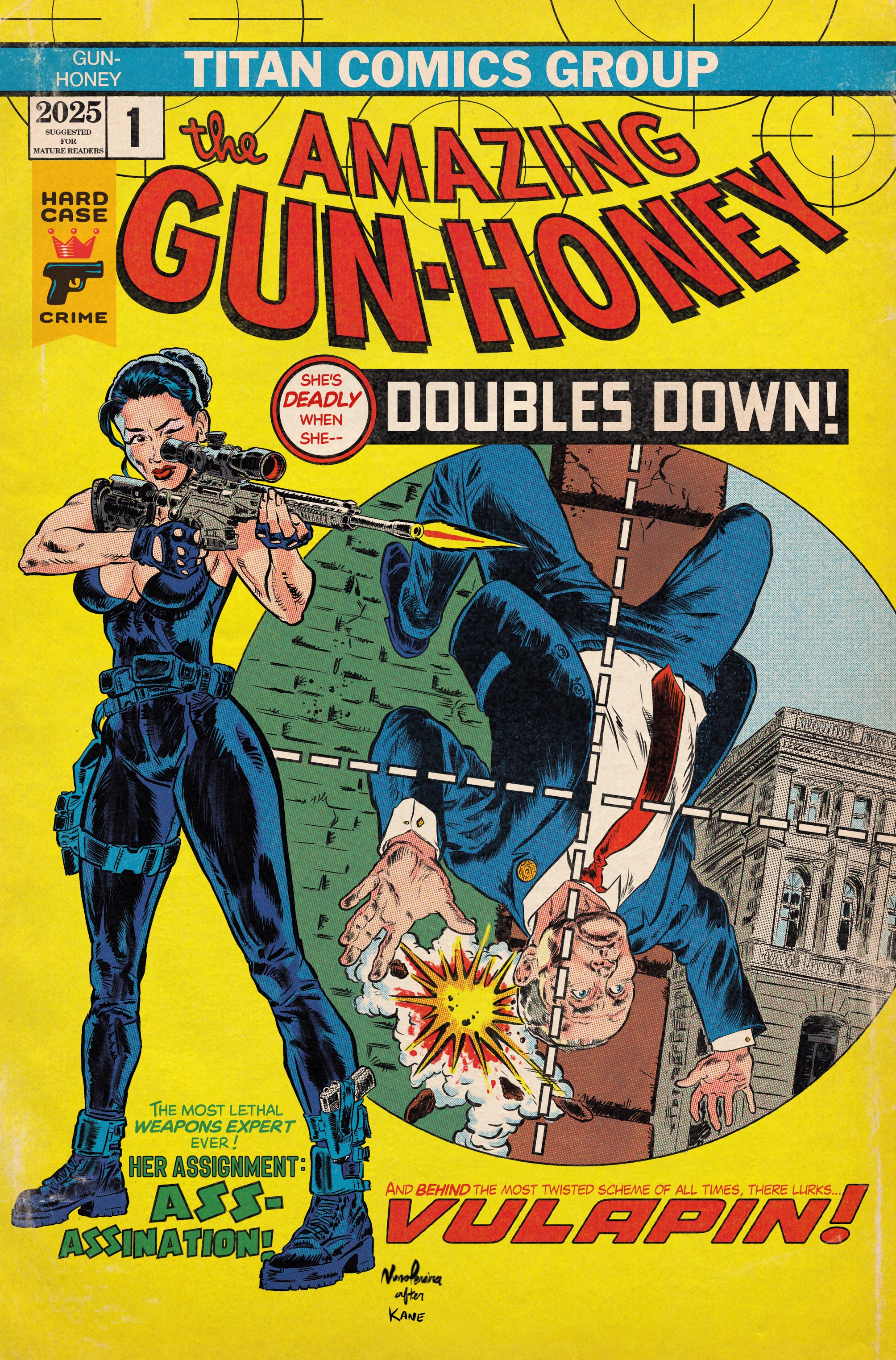 GUN HONEY DOUBLES DOWN #2 CVR G NUNO PEREIRA HOMAGE VAR
