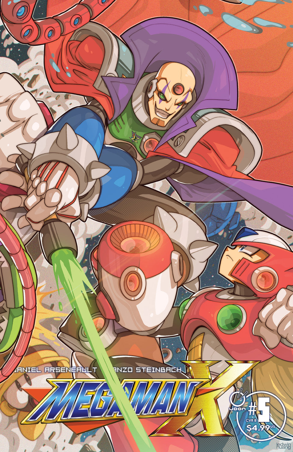 MEGA MAN X #5 CVR B EDWIN HUANG VAR