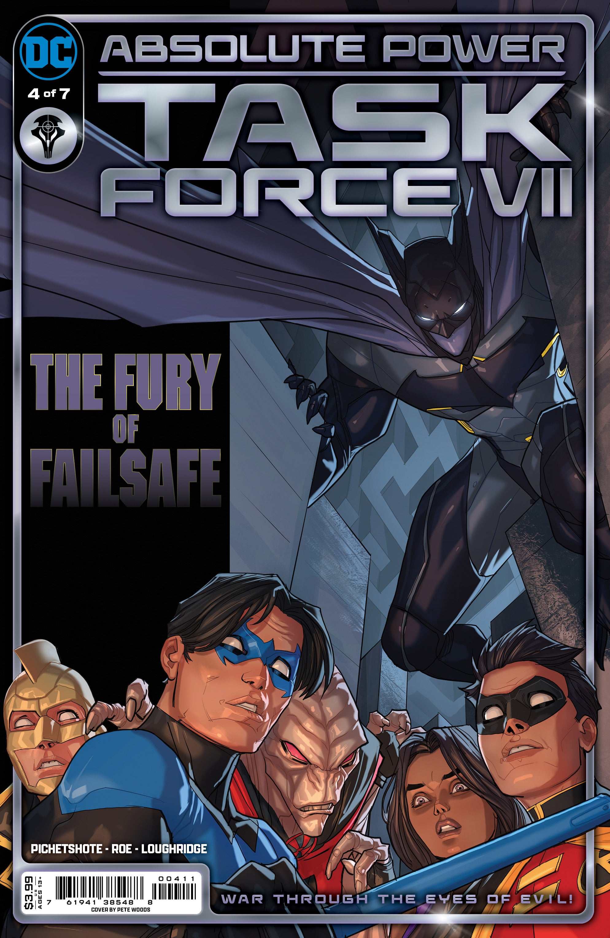 ABSOLUTE POWER TASK FORCE VII #4 COVER A PETE WOODS