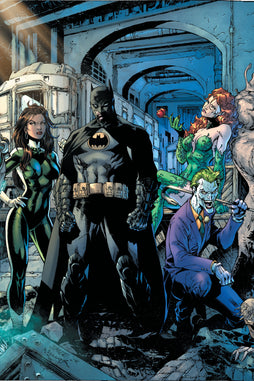 BATMAN #163 COVER A JIM LEE & SCOTT WILLIAMS BATMAN CONNECTING MIDDLE ALTERNATE COLOR