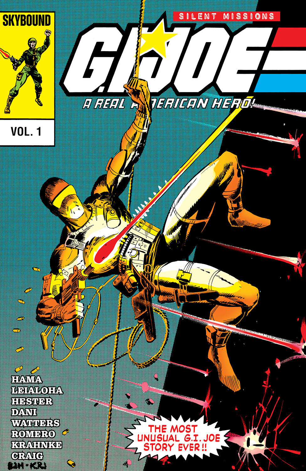 GI JOE A REAL AMERICAN HERO THE SILENT MISSIONS TRADE PAPERBACK DIRECT MARKET EXCLUSIVE ED HANNIGAN & KLAUS JANSON CVR