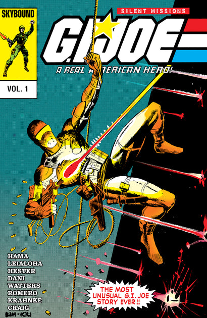 GI JOE A REAL AMERICAN HERO THE SILENT MISSIONS TRADE PAPERBACK DIRECT MARKET EXCLUSIVE ED HANNIGAN & KLAUS JANSON CVR