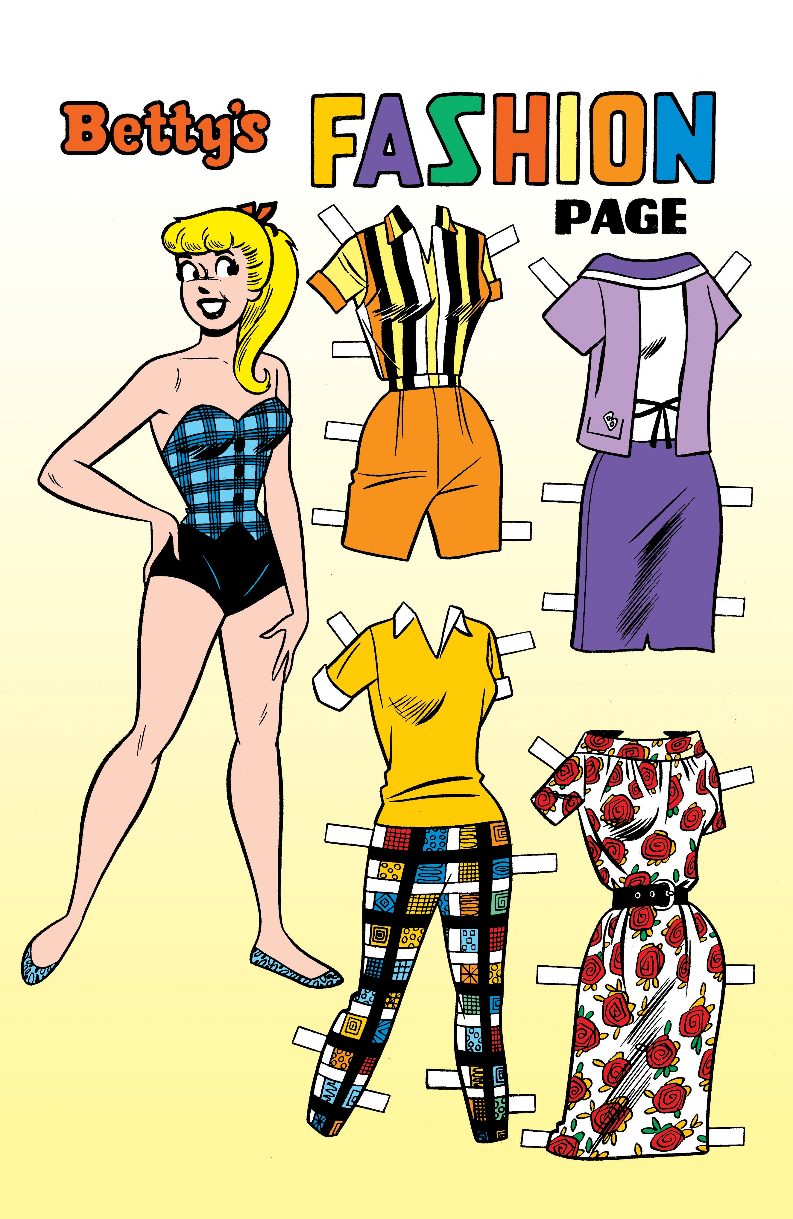 ARCHIE COMICS 85TH ANNIVERSARY PRESENTS BETTY & VERONICA FASHION PAGES (ONE-SHOT) CVR B DAN DECARLO BETTY PIN-UP VAR