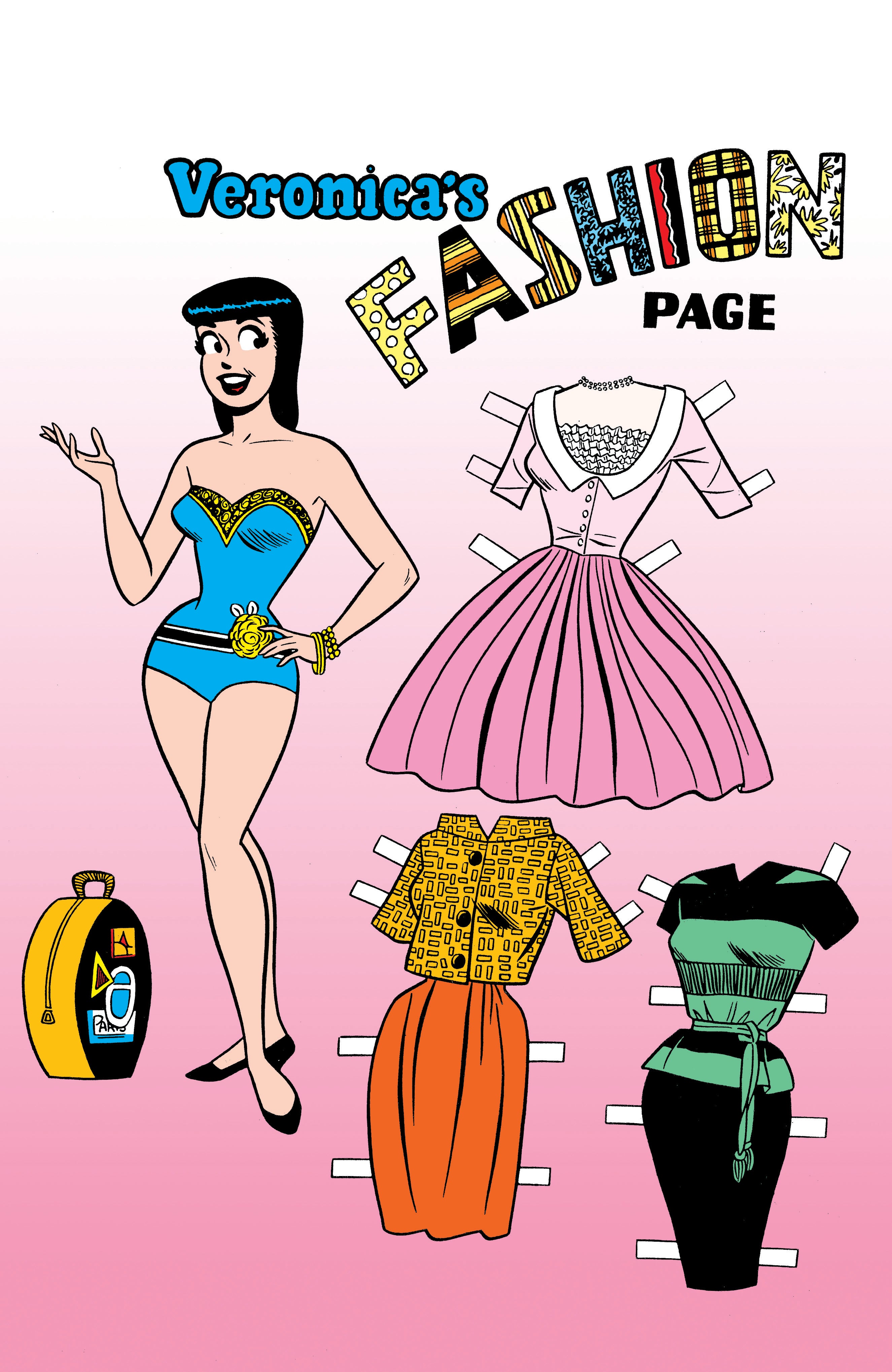 ARCHIE COMICS 85TH ANNIVERSARY PRESENTS BETTY & VERONICA FASHION PAGES (ONE-SHOT) CVR C DAN DECARLO VERONICA PIN-UP VAR