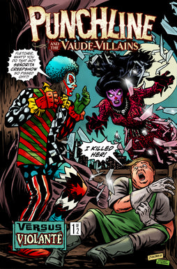 PUNCHLINE AND THE VAUDE-VILLAINS VS VIOLANTE #1 CVR B NIK POLIWKO VAR