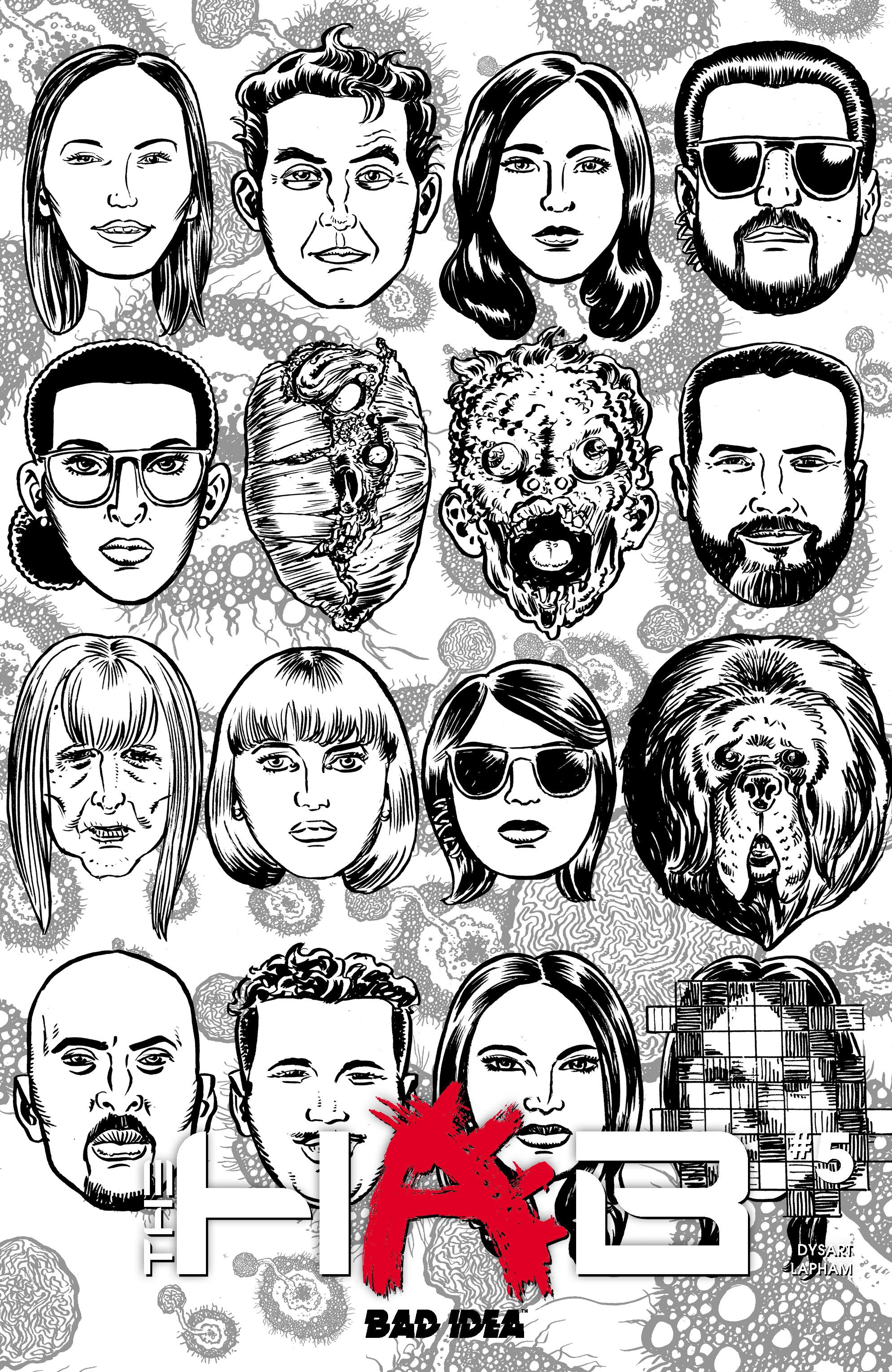 HAB #5 CVR C DAVID LAPHAM BW OUTBREAK SKULLS VAR