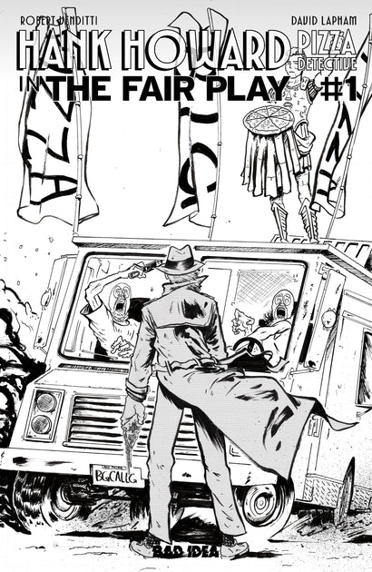 HANK HOWARD PIZZA DETECTIVE THE FAIR PLAY #1 CVR C JAKE BAKER VAR