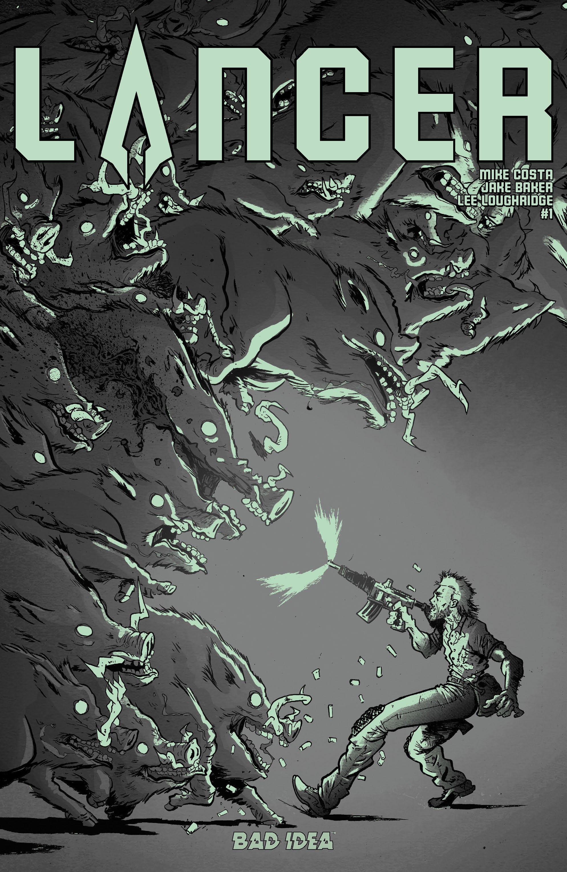 LANCER #1 CVR I JAKE BAKER GLOW IN THE DARK VAR