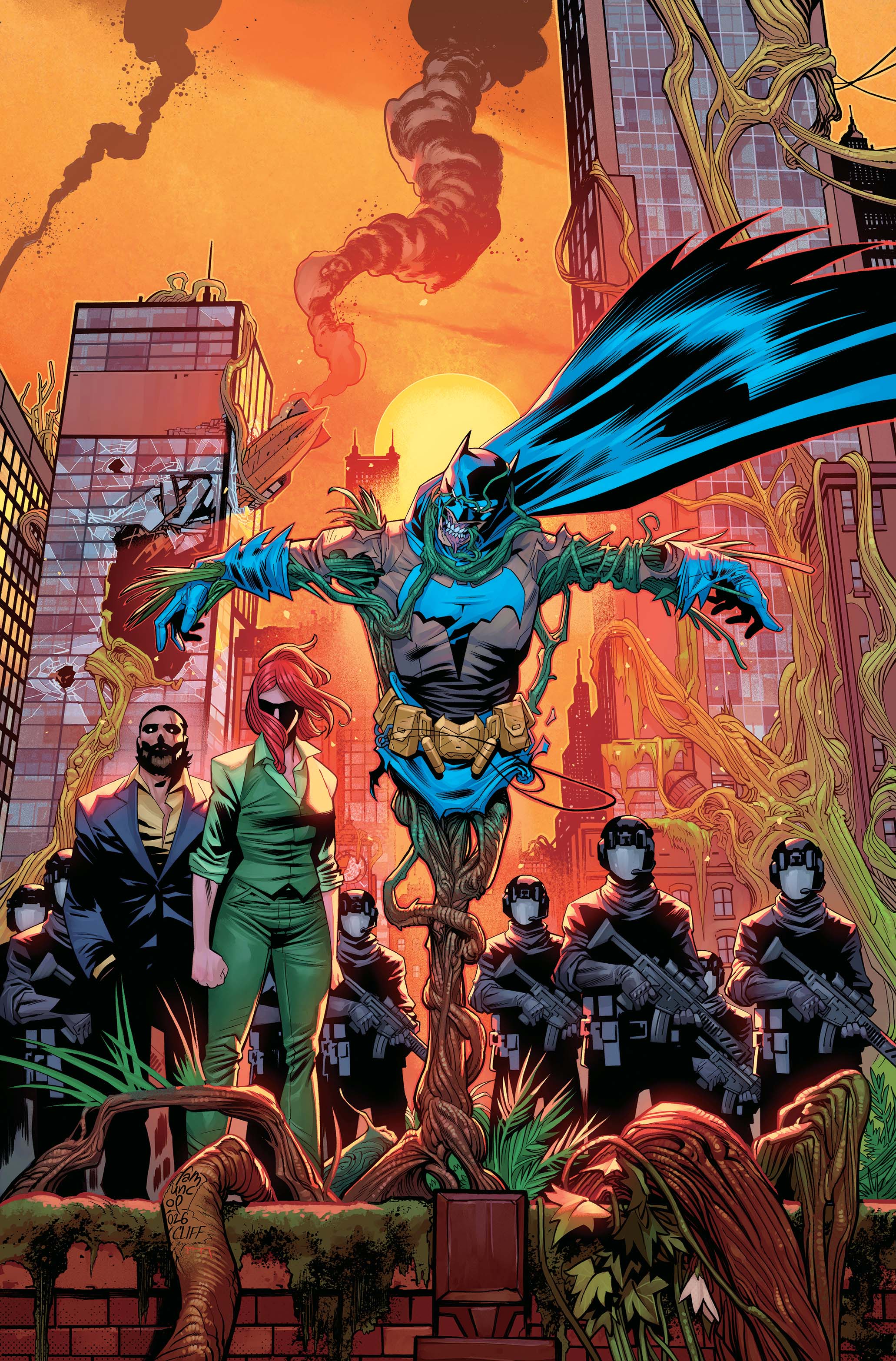 BATMAN BAD SEEDS SUNSET #1 CVR A GIUSEPPE CAMUNCOLI & CLIFF RATHBURN