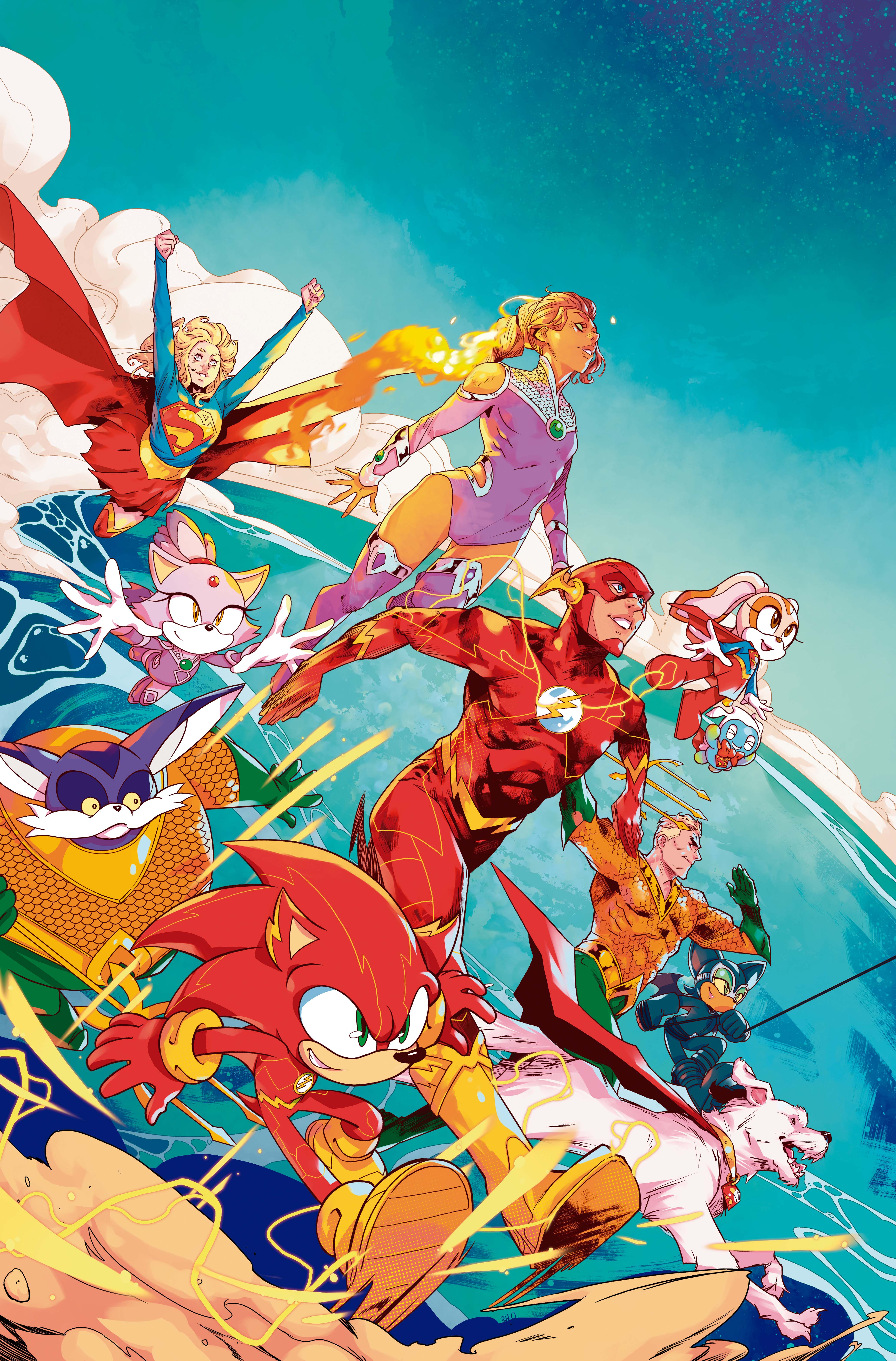 DC X SONIC THE HEDGEHOG METAL LEGION #4 CVR A PABLO M COLLAR