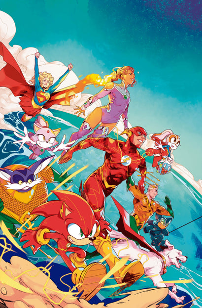 DC X SONIC THE HEDGEHOG METAL LEGION #4 CVR A PABLO M COLLAR