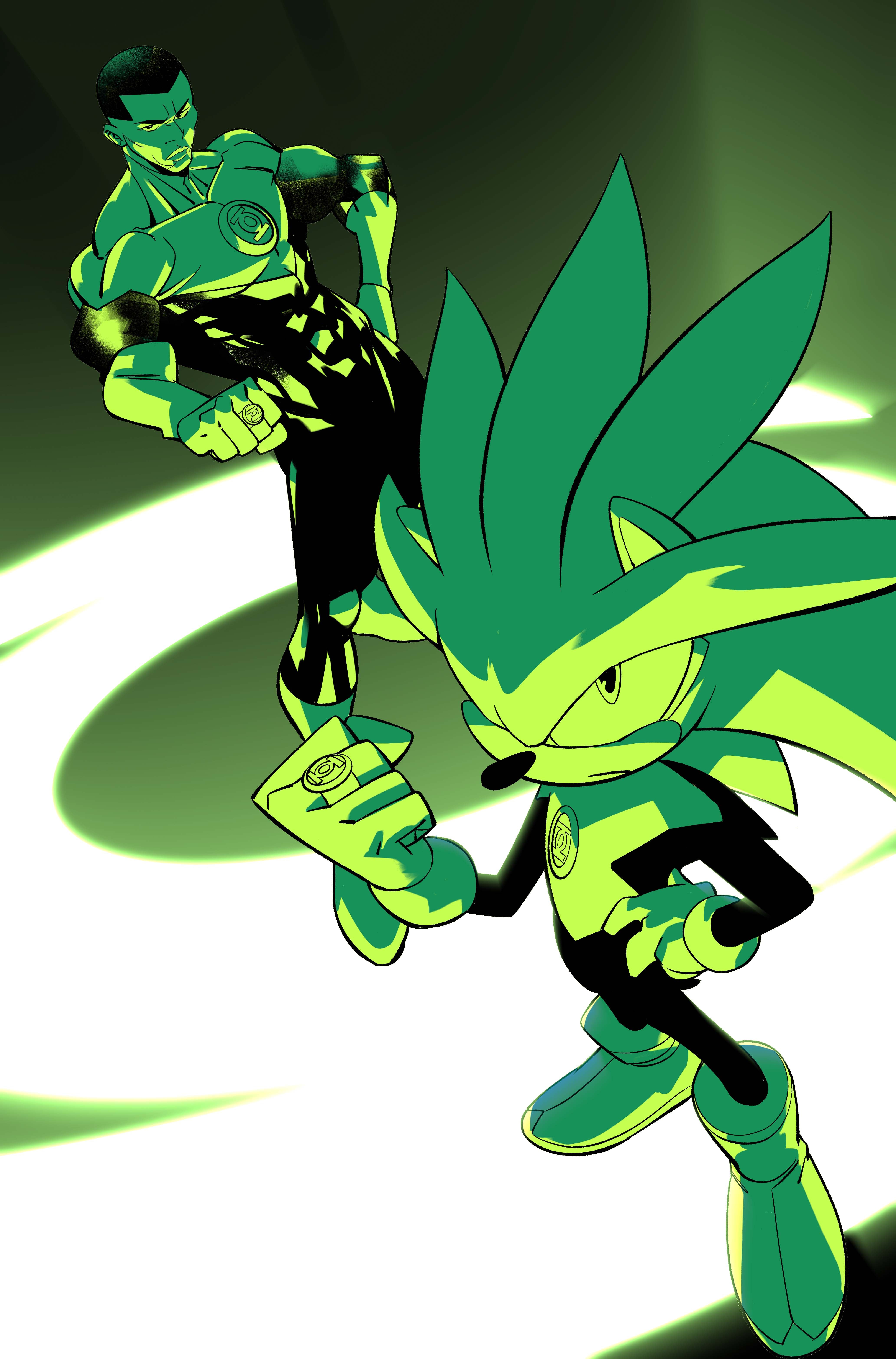 DC X SONIC THE HEDGEHOG METAL LEGION #4 CVR C DANIELE DI NICUOLO CARD STOCK VAR