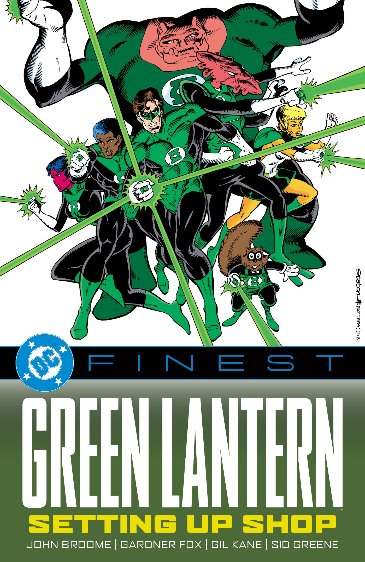 DC FINEST GREEN LANTERN SETTING UP SHOP TP