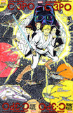 DF MARVEL COMICS COMMISSIONED COVER ART FOUR PIECE BLANK VARIANT CONNECTING SET  SIGNED AND REMARKED BY MARIANO NICIEZA AND JOE DELBEATO WITH A CLASSIC STAR WARS #1 HOMAGE SKETCH
