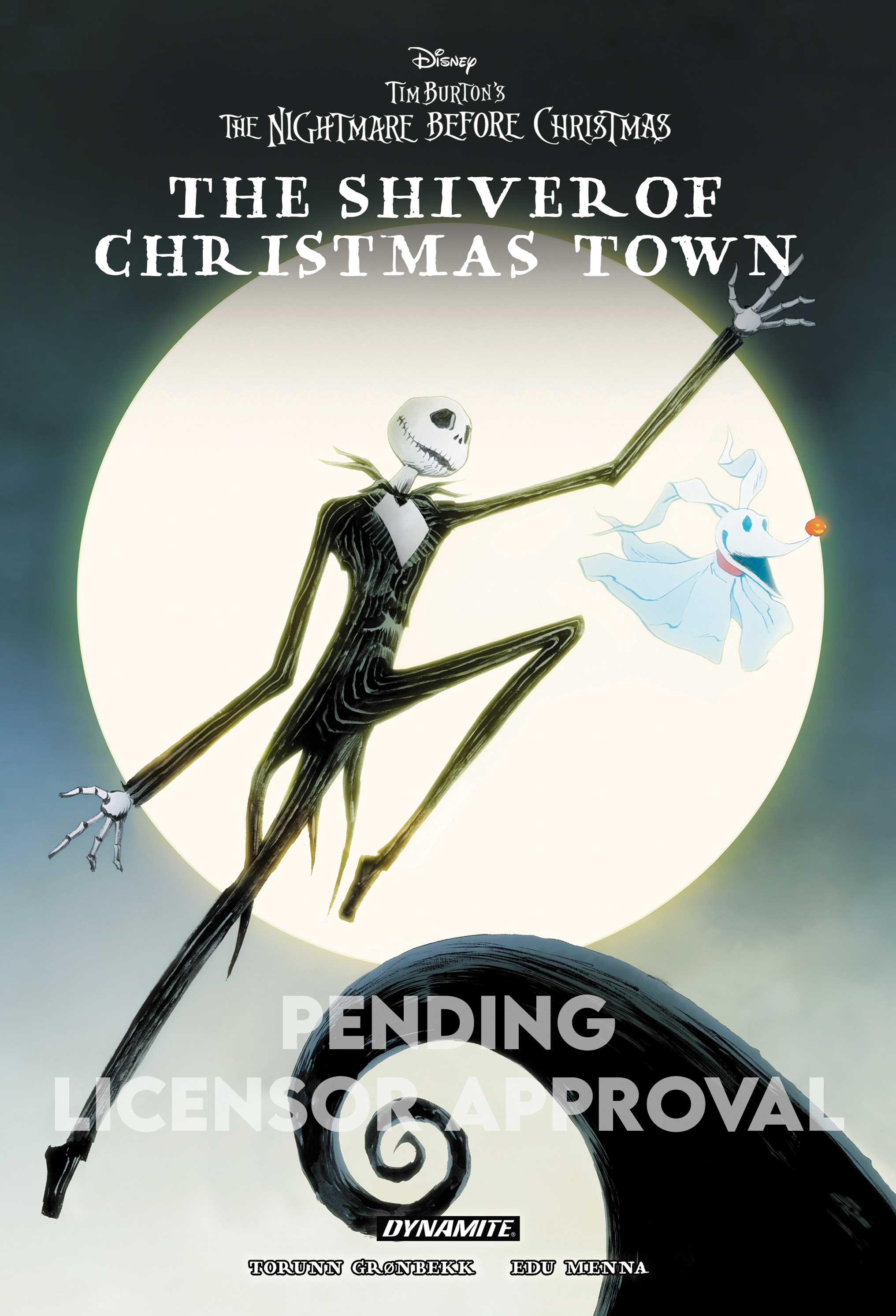 DISNEY TIM BURTONS THE NIGHTMARE BEFORE CHRISTMAS THE SHIVER OF CHRISTMAS TOWN HC