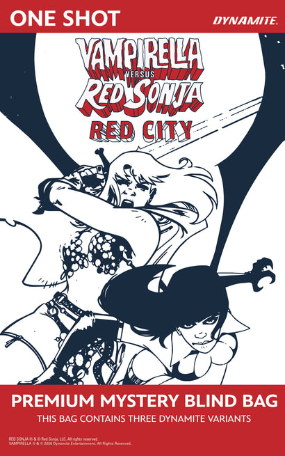 VAMPIRELLA VS RED SONJA RED CITY #1 CVR F PREMIUM MYSTERY BLIND BAG VAR
