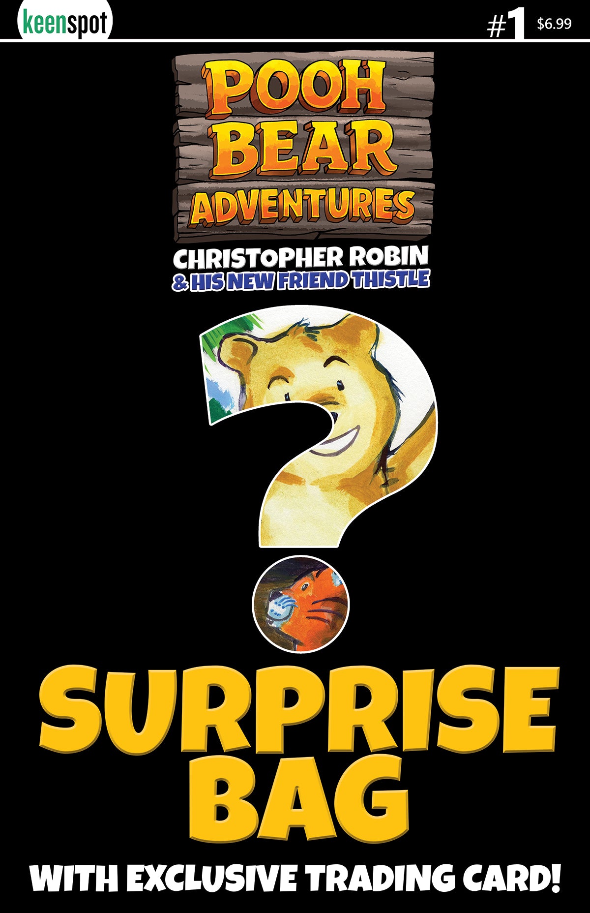 POOH BEAR ADVENTURES CHRISTOPHER ROBIN & HIS NEW FRIEND THISTLE #1 CVR D SURPRISE COVER BAGGED WITH TRADING CARD VAR