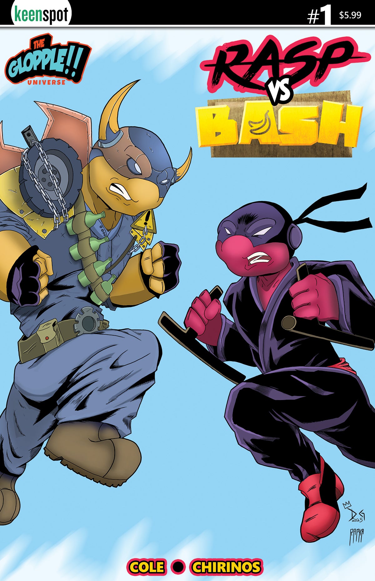RASP VS BASH #1 CVR B DANNY GIVENS & TOM RAPKA VAR
