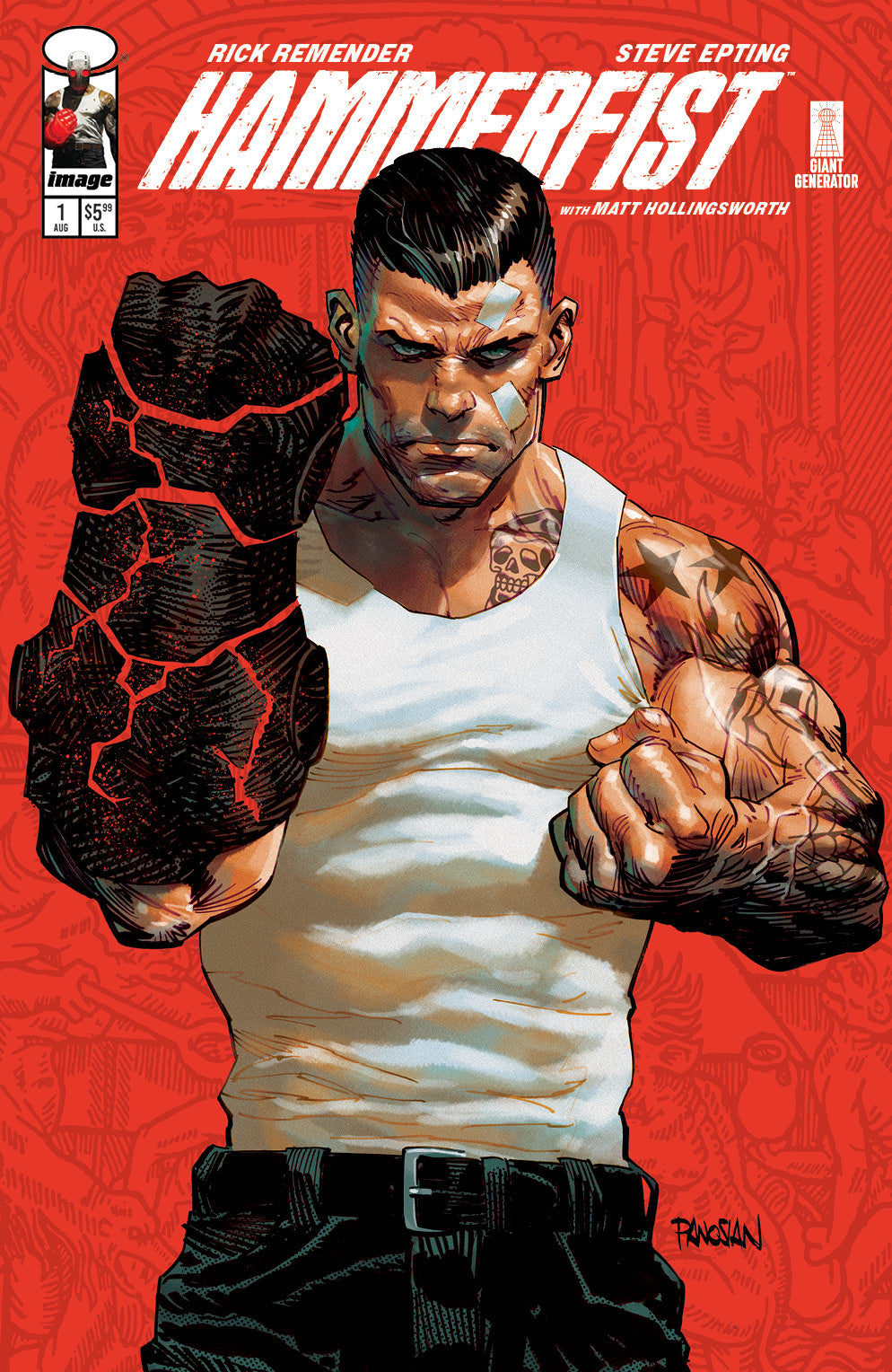HAMMERFIST #1 CVR E DAN PANOSIAN VAR