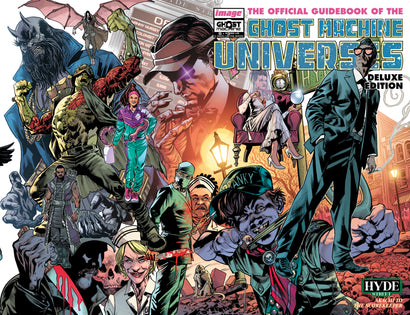 GHOST MACHINE THE OFFICIAL GUIDEBOOK #5 CVR B BRYAN HITCH & BRAD ANDERSON WRAPAROUND VAR