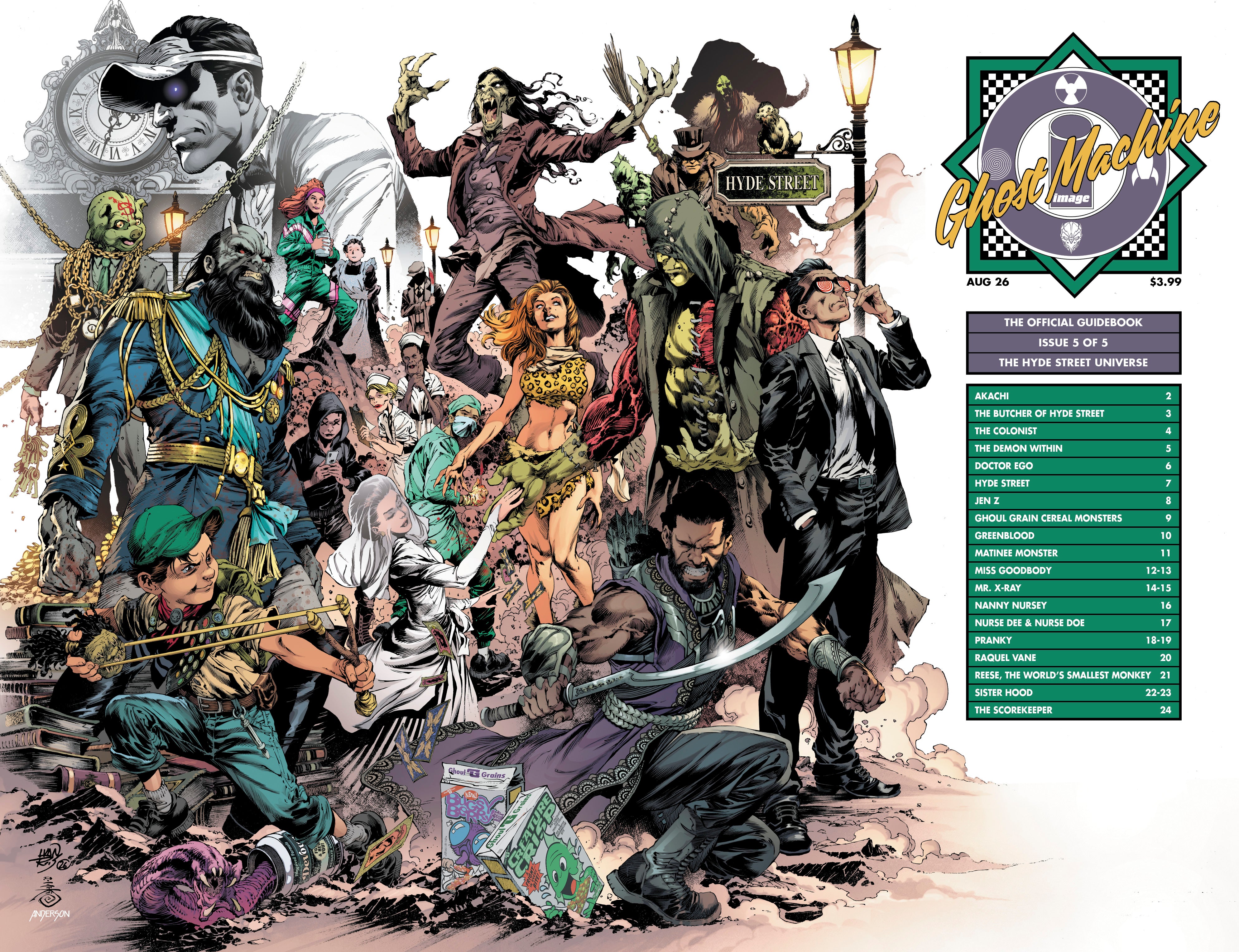 GHOST MACHINE THE OFFICIAL GUIDEBOOK #5 CVR C IVAN REIS & DANNY MIKI WRAPAROUND VAR