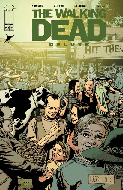 WALKING DEAD DELUXE #142 CVR B CHARLIE ADLARD & DAVE MCCAIG VAR