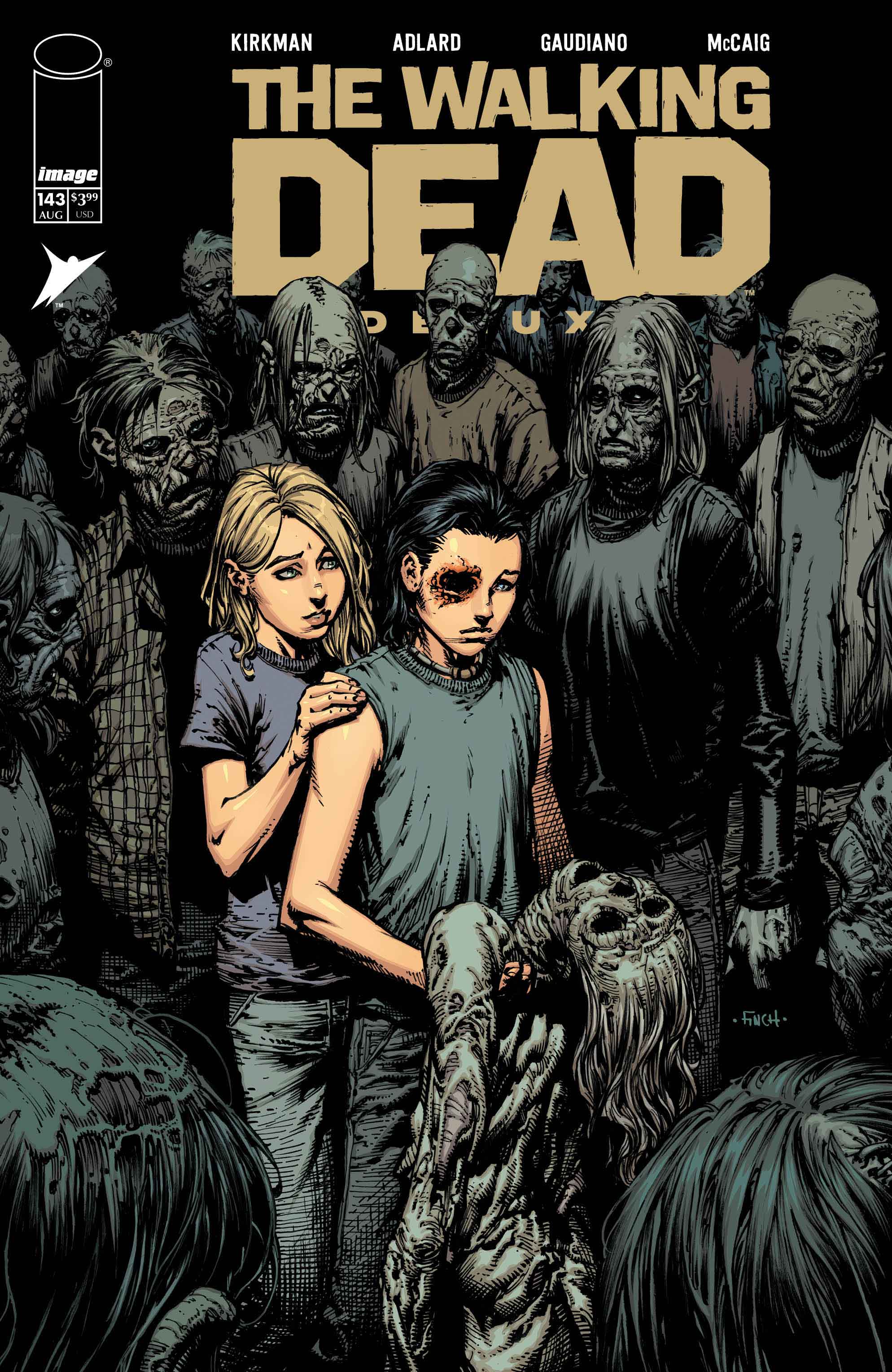 WALKING DEAD DELUXE #143 CVR A DAVID FINCH & DAVE MCCAIG